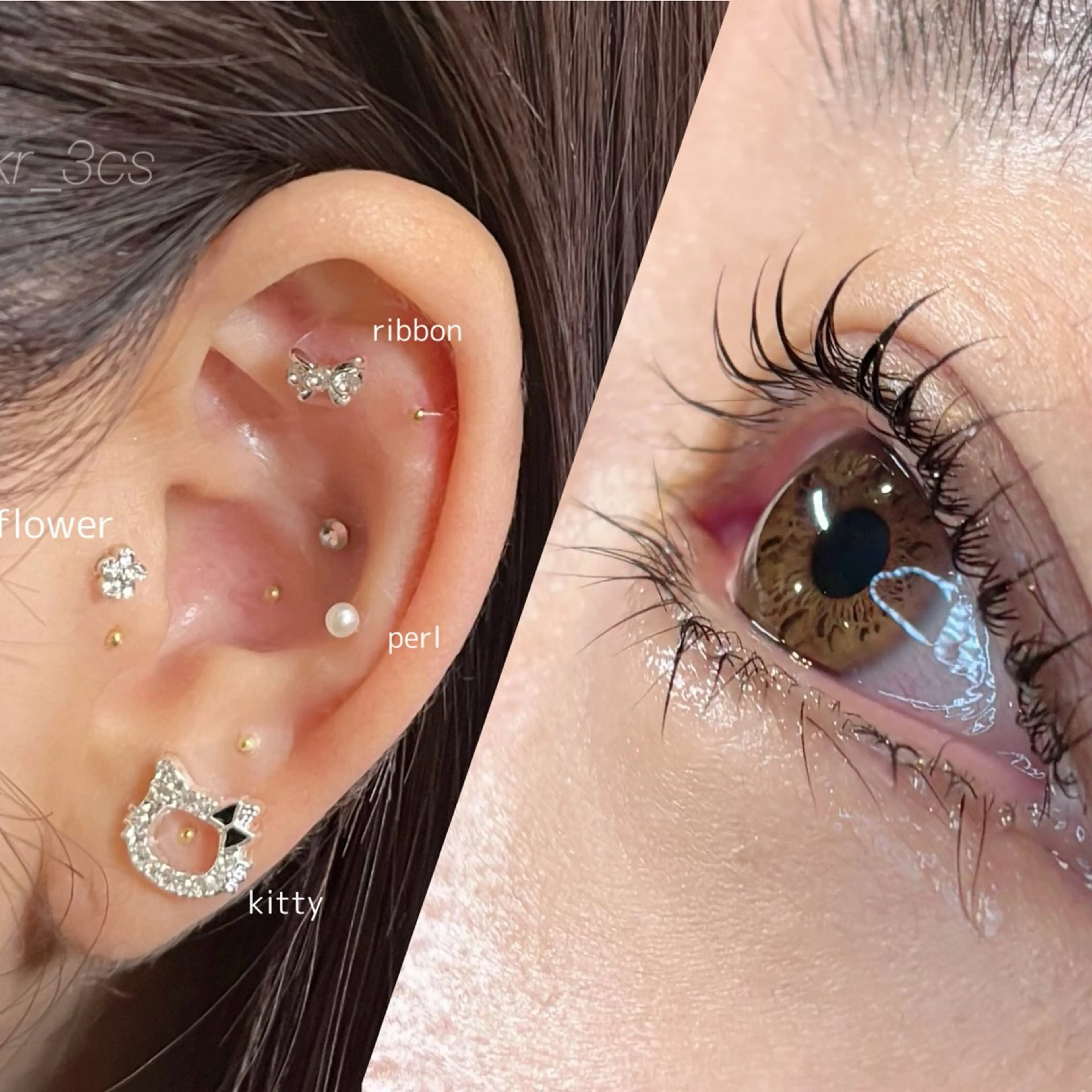 マツエク・マツパ mimi.🎀 kira🎀谷四のマツエク・マツパデザイン