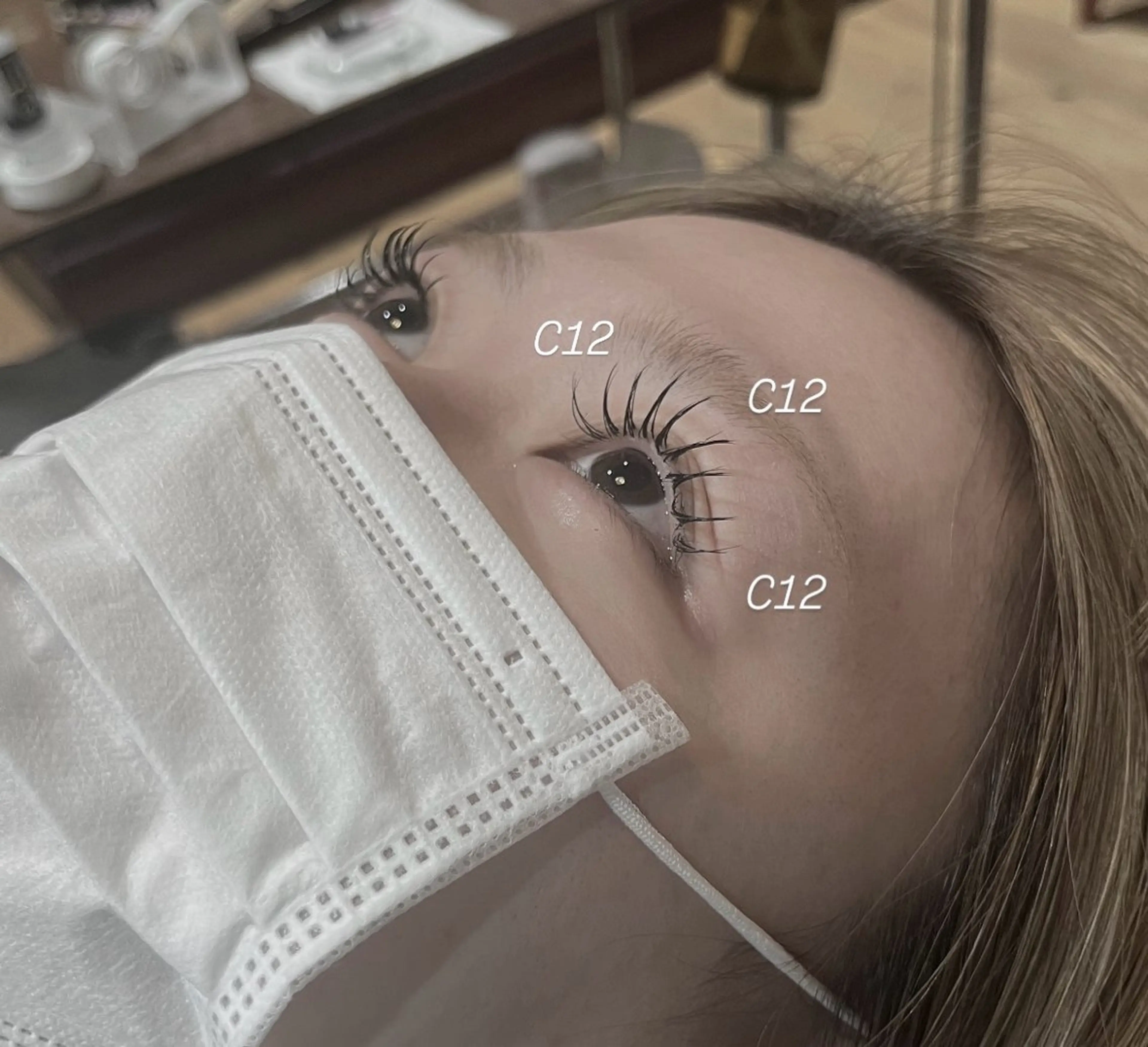 まつエクモデル(J.C.SCカールのみ)セーブル160本の写真