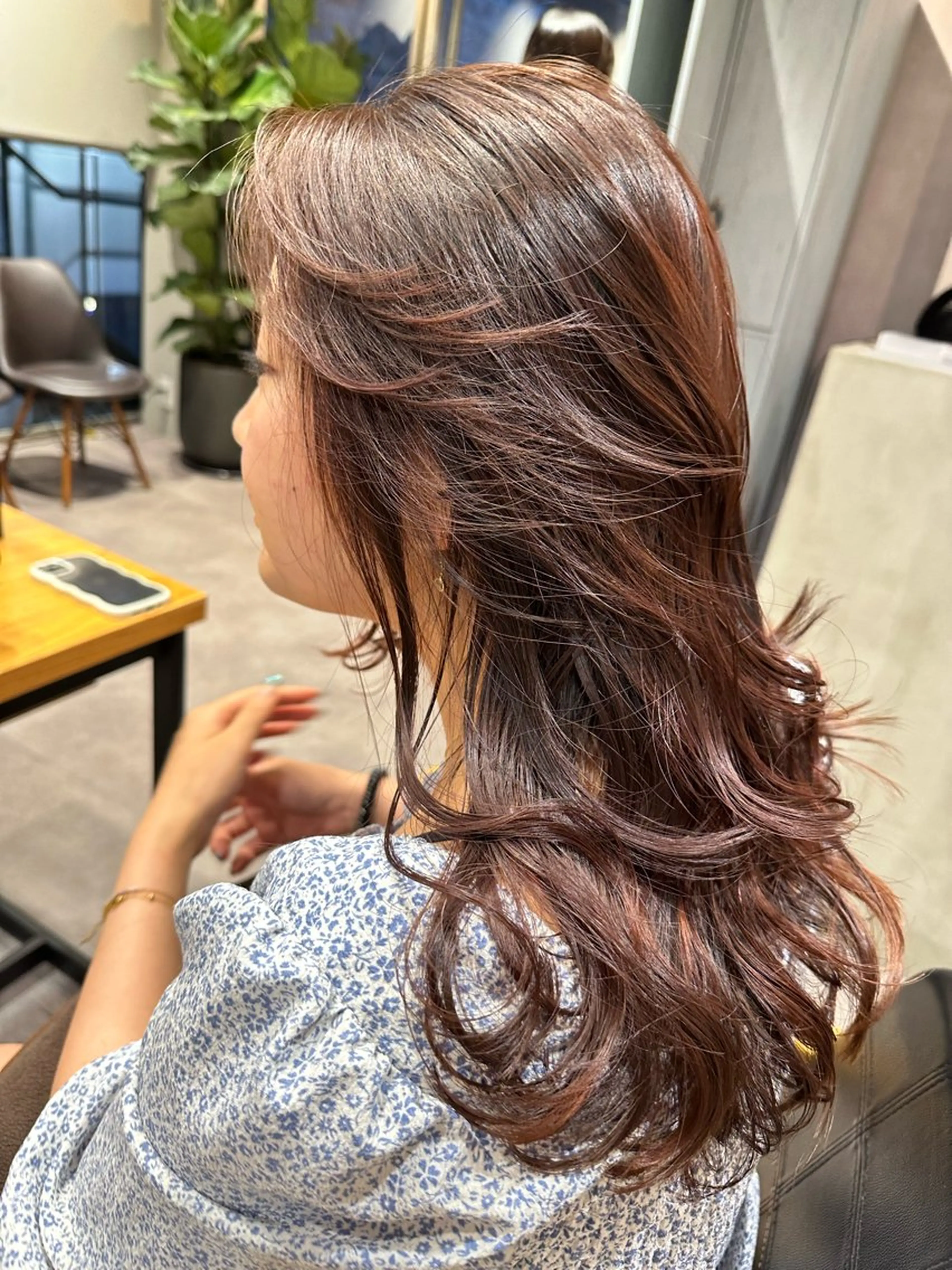 セミロング 韓国風ヘア 韓国風/オシャレ /縮毛矯正/滝口琴未のヘアスタイル