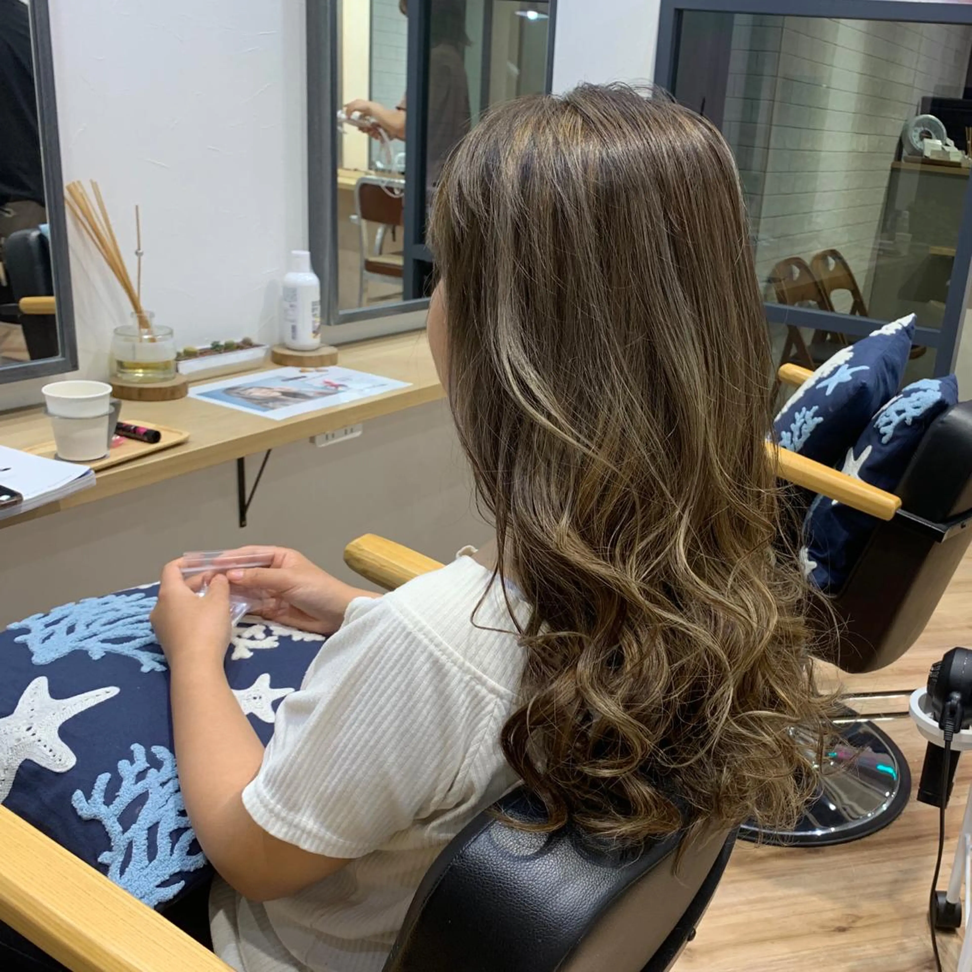 ロング カラー ヘアカラー 原山 直人のヘアスタイル