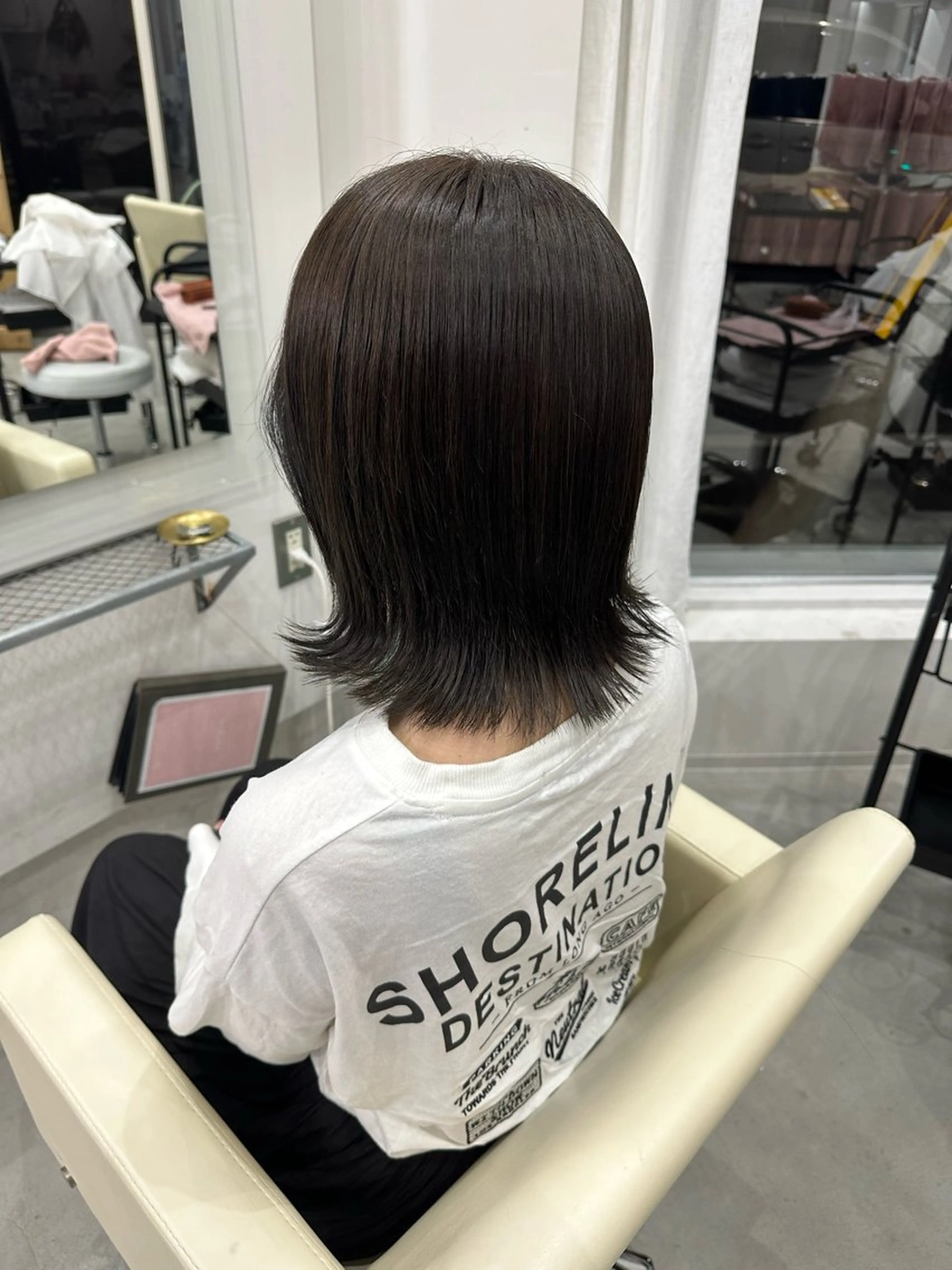 ミディアム カラー さあや 【透け感/艶感】のヘアスタイル