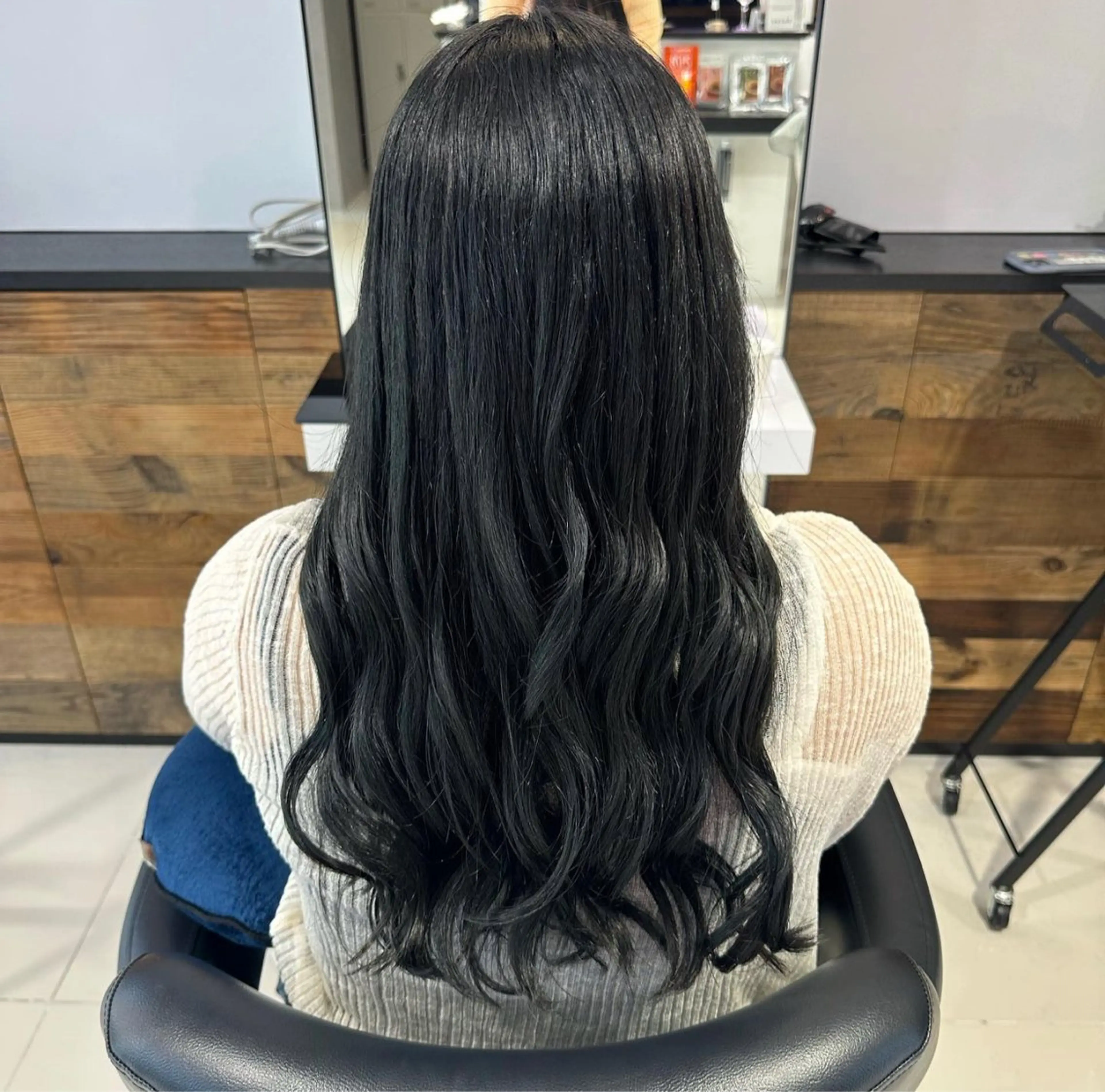 ロング カラー 縮毛矯正／ダブル カラー／はづき☘️のヘアスタイル