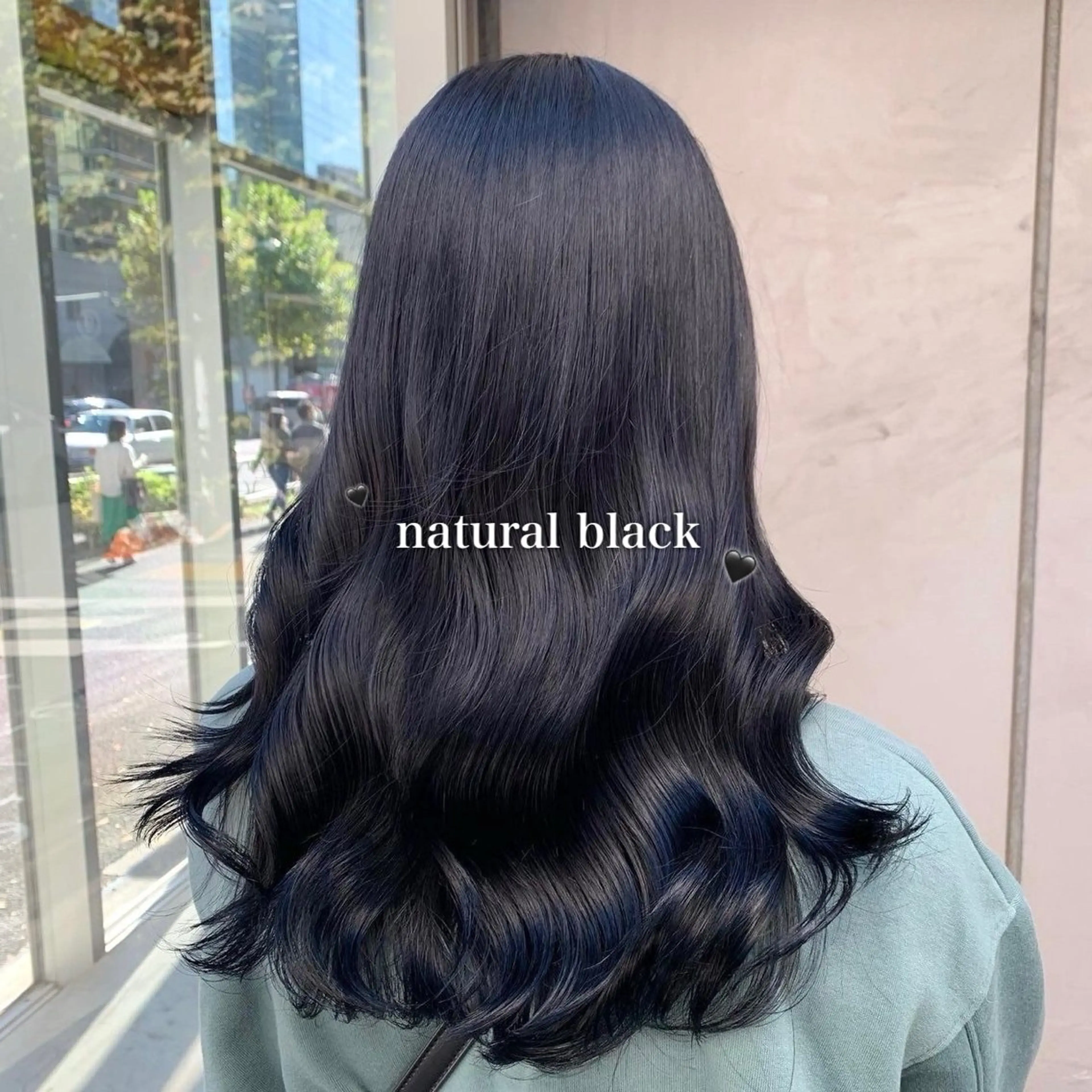 ロング カラー 韓国っぽ♡寒色/暗髪 🫧MOEKA🦋のヘアスタイル