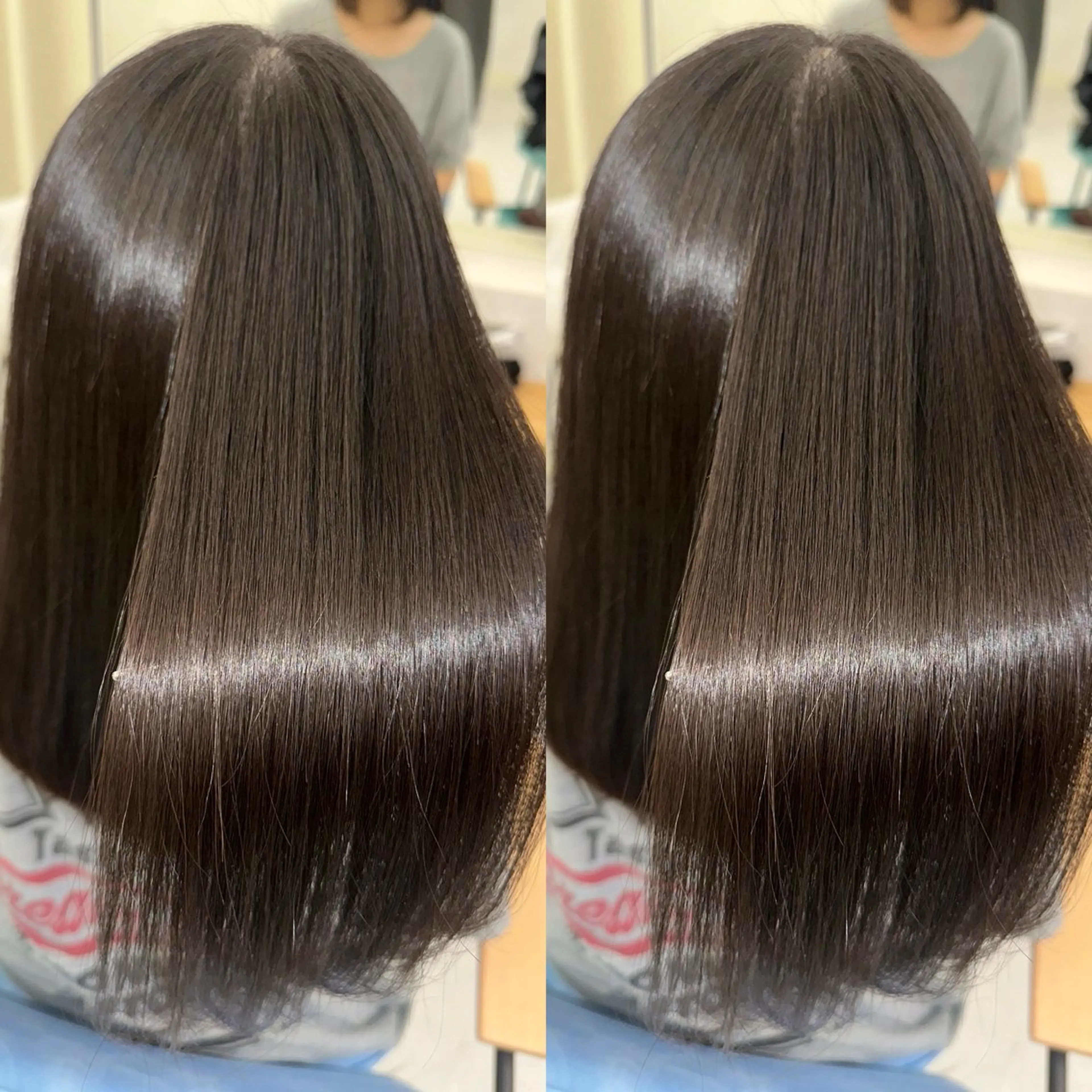 ロング 髪質改善 縮毛矯正 トリートメント 酸性ストレート 酸熱トリートメント 縮毛矯正 トリートメント 縮毛矯正/髪質改善/ レイヤー代々木/木下のヘアスタイル