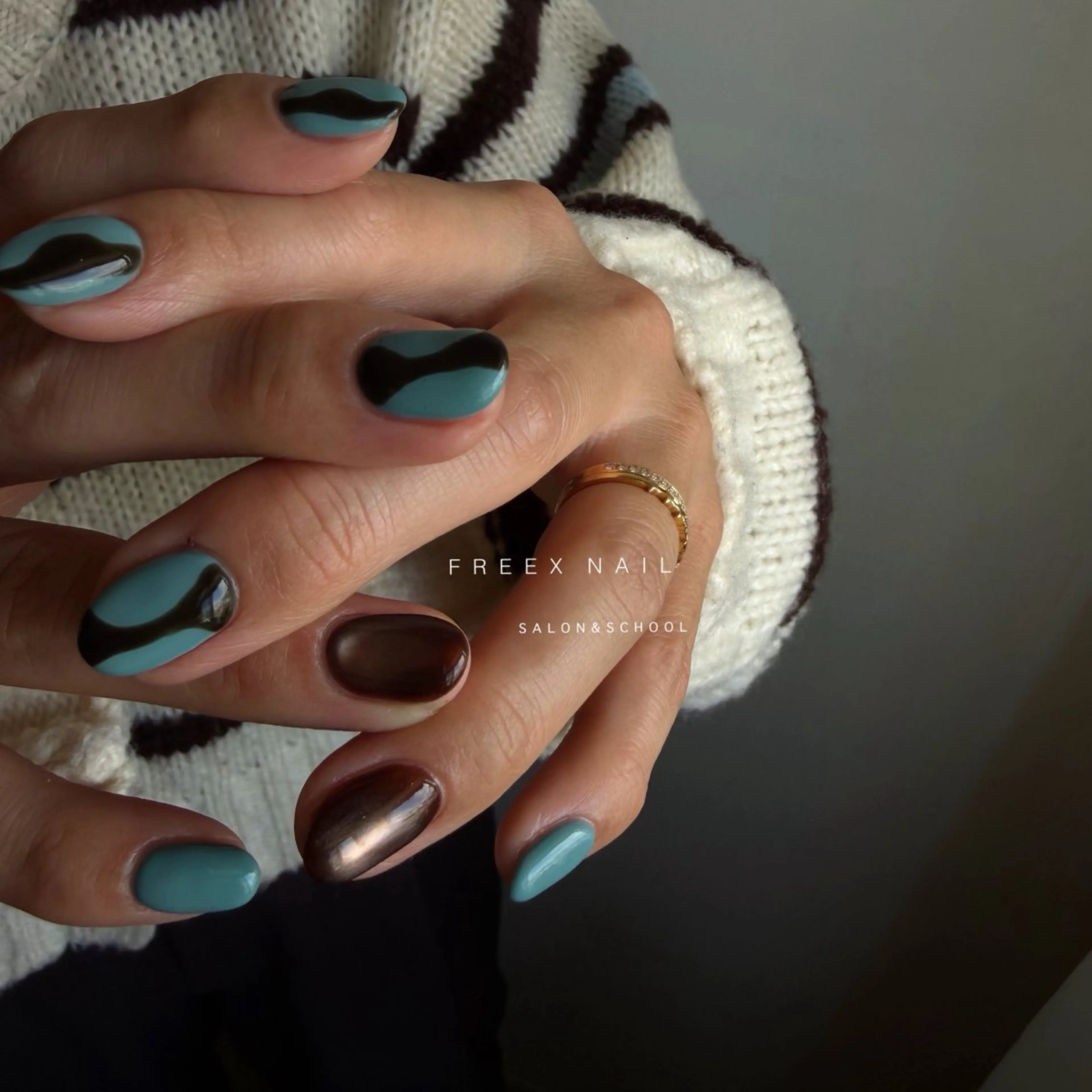 ネイル ハンドネイル ハンドケア Freex nail所属・freex nail /ニュアンス/個性派のネイルデザイン