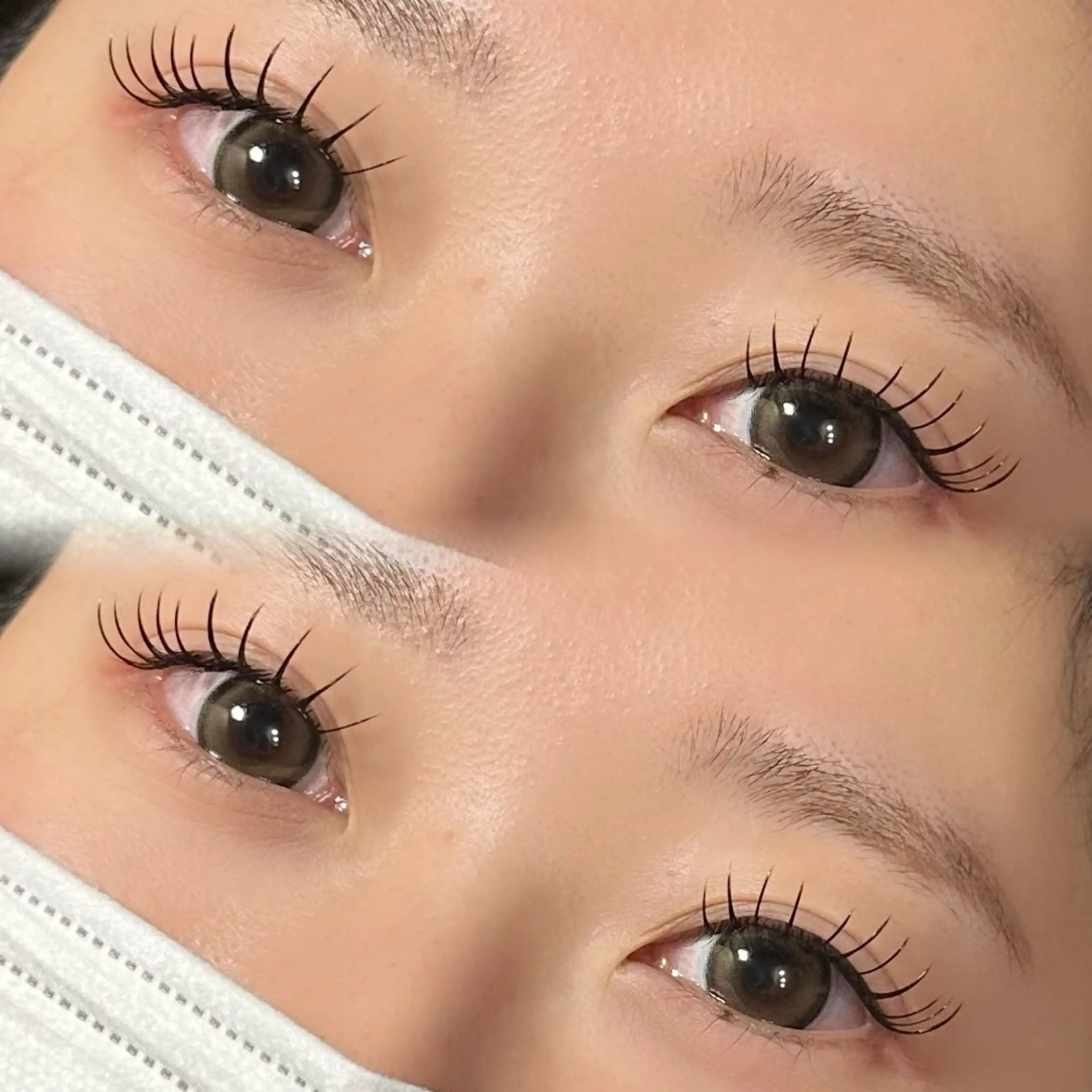 マツエク・マツパ 束感まつ毛 フラットラッシュ aiw所属・hair&eye lash aiwのマツエク・マツパデザイン