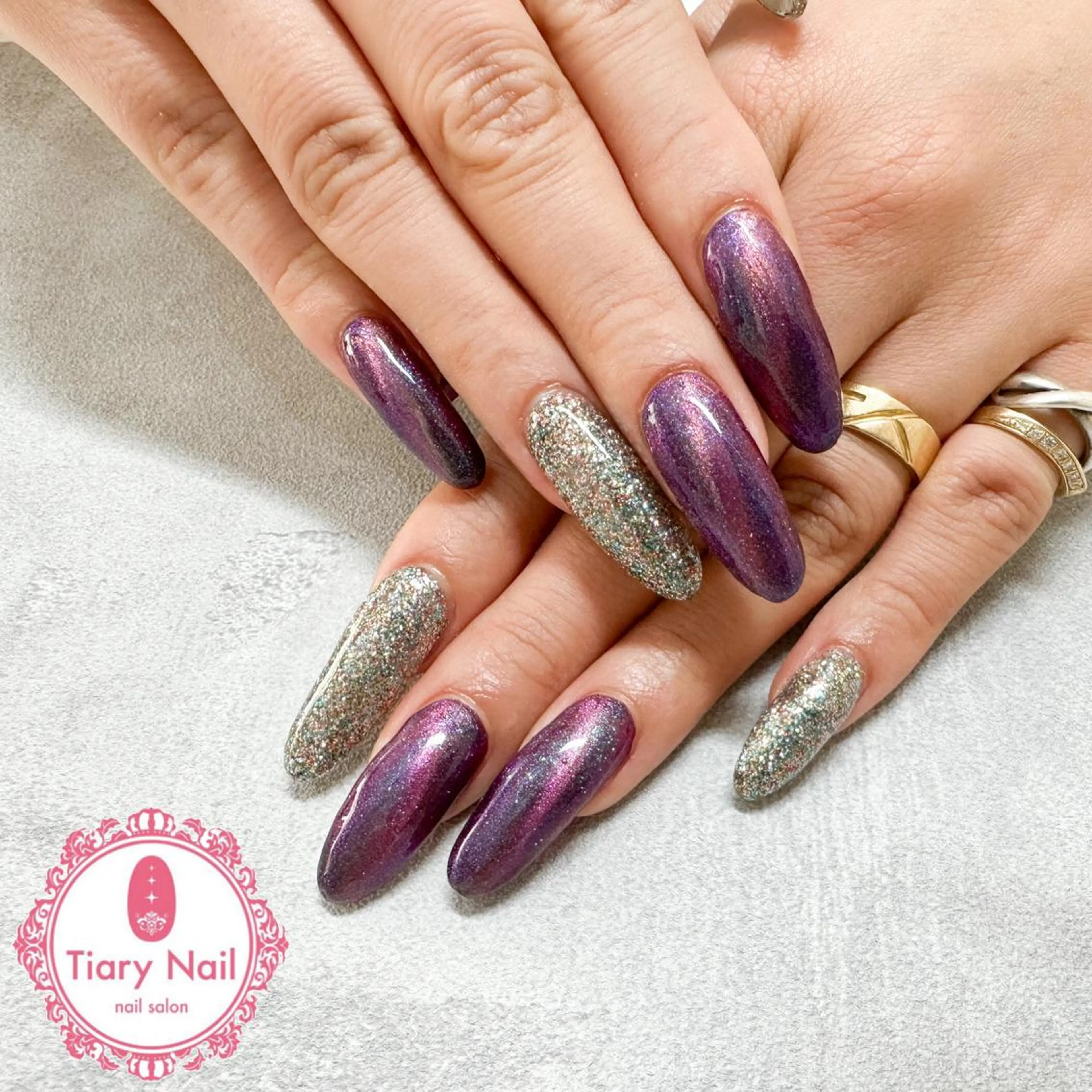 ネイル tiarynail K Kのネイルデザイン