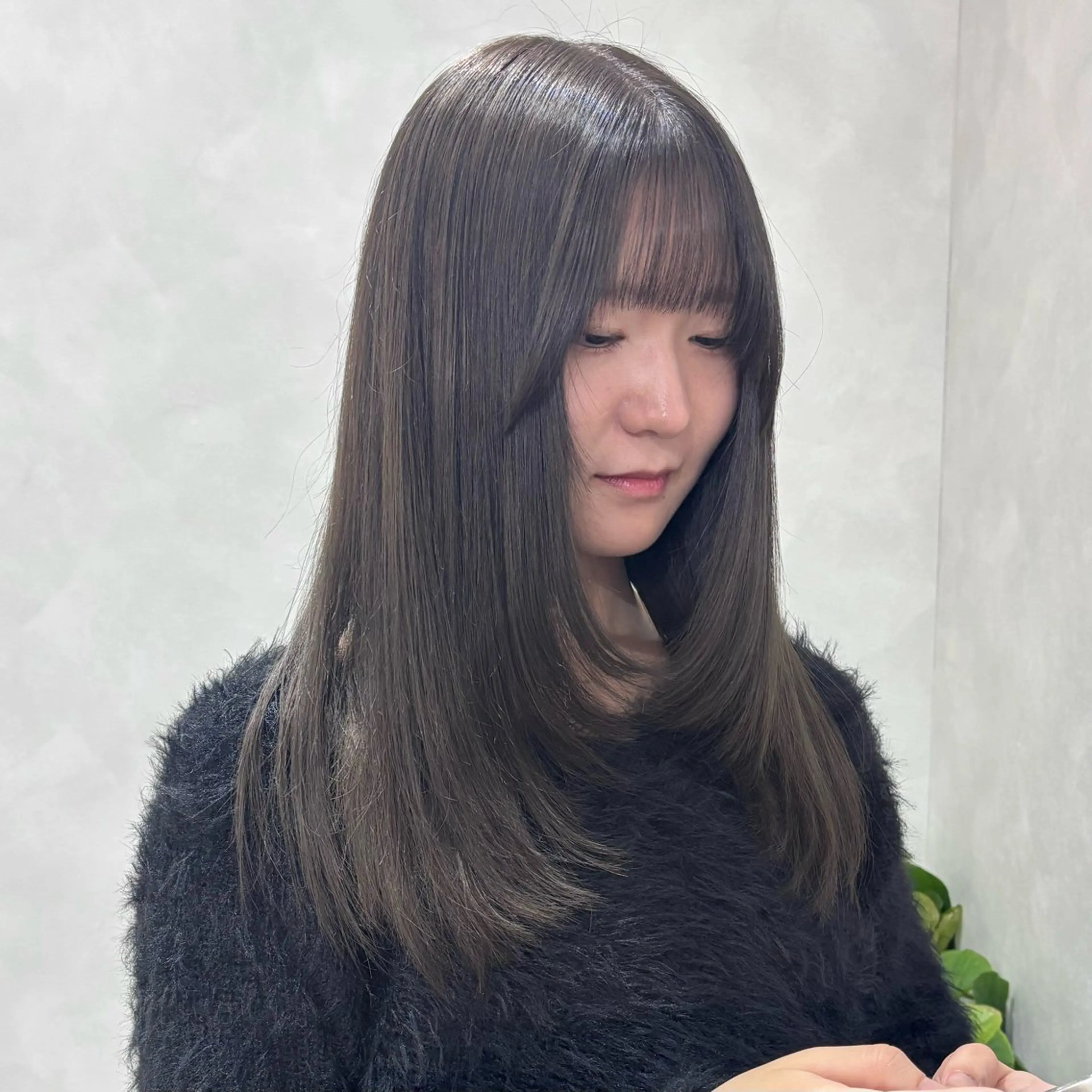 ロング カラー 似合わせボブカット/ 髪質改善/細川実知香のヘアスタイル