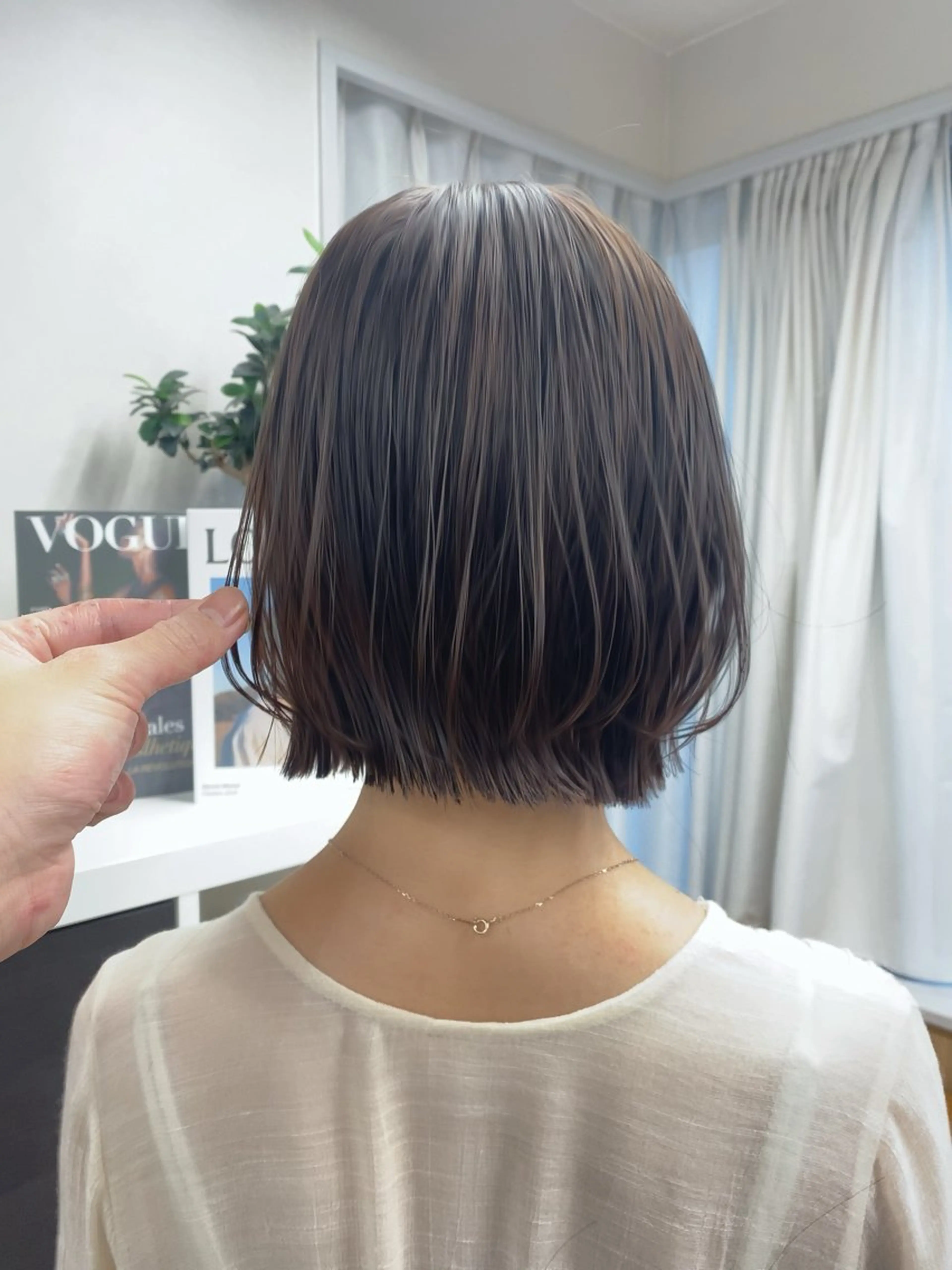 ミディアム 今だけカット無料✨ 表参道美容師　井出光のヘアスタイル