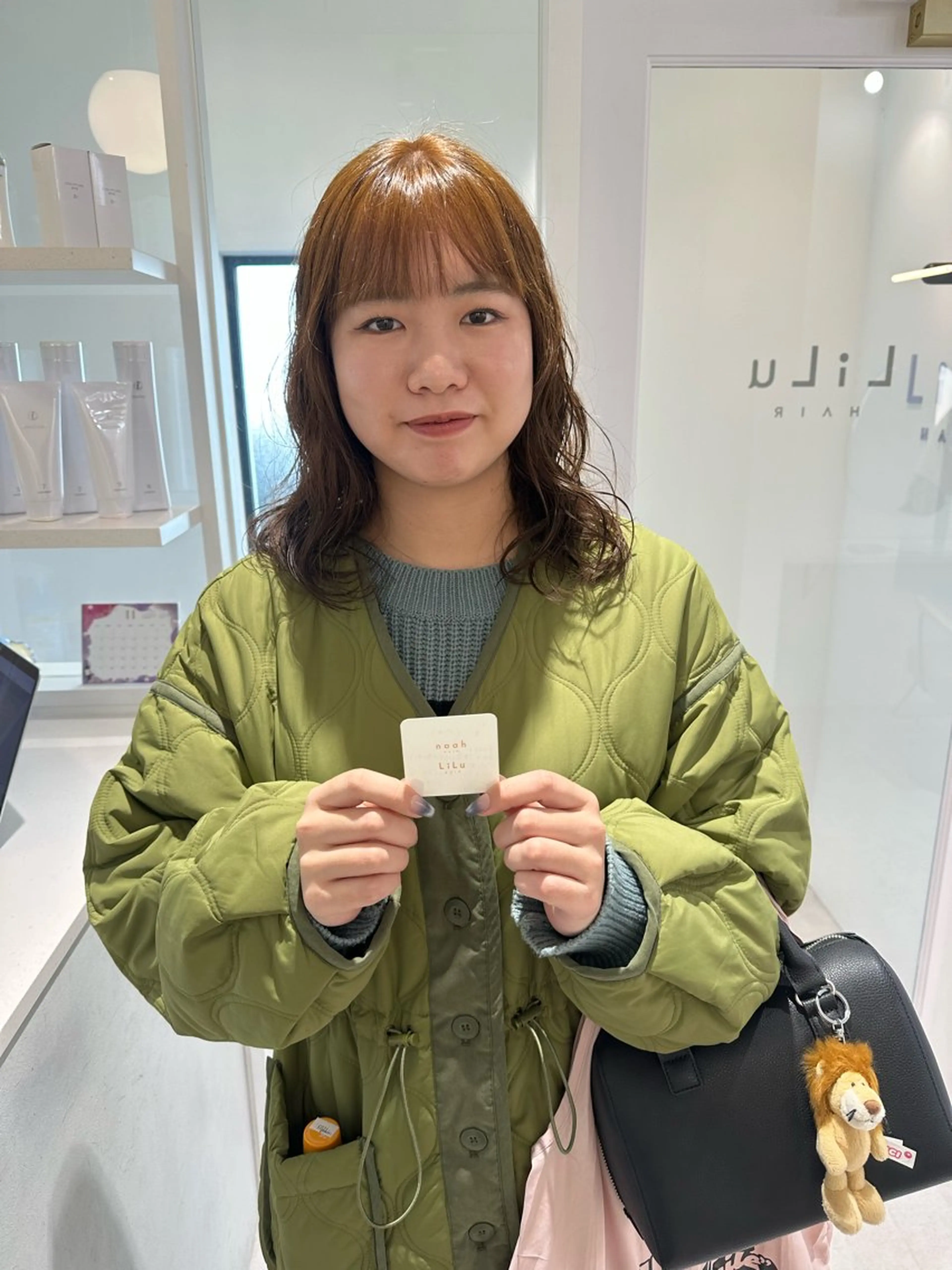 ミディアム カラー パーマ お洒落パーマ/ 艶カラー/michiのヘアスタイル