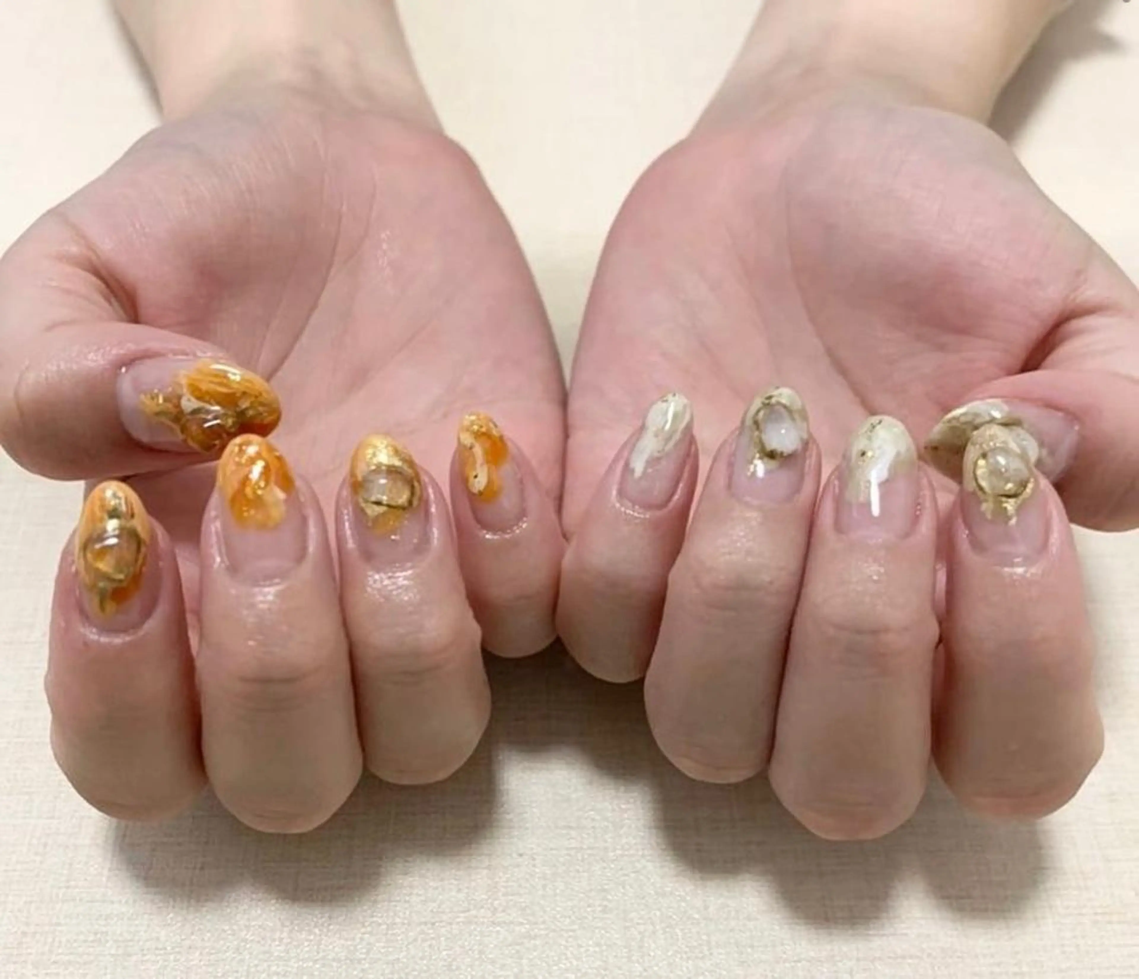 ネイル ニュアンスネイル わたなべ さやかのネイルデザイン