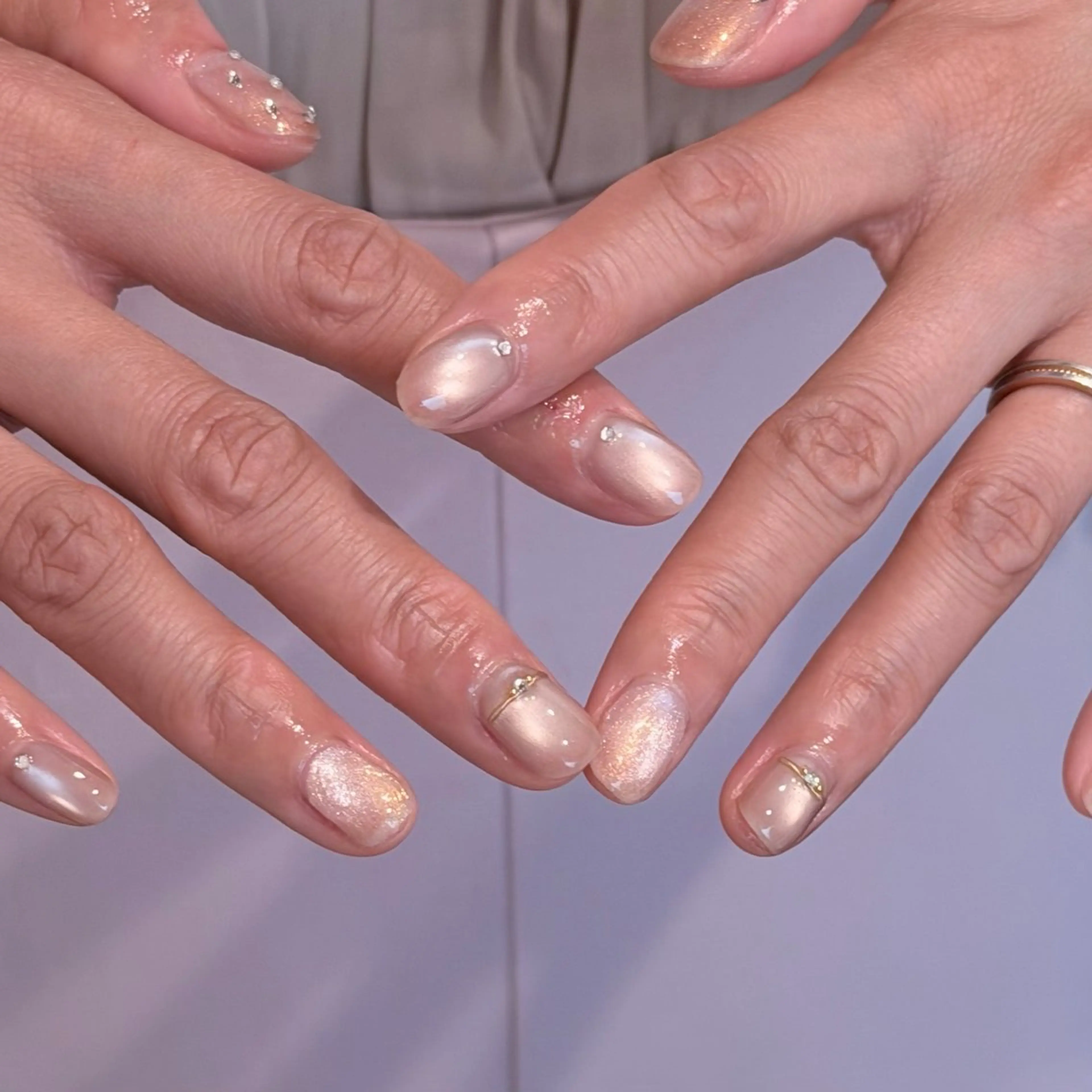 ネイル ハンドネイル 🎀 Hiyubi._.nail 🫧所属・🎀フェイ フェイ🫧💗のネイルデザイン