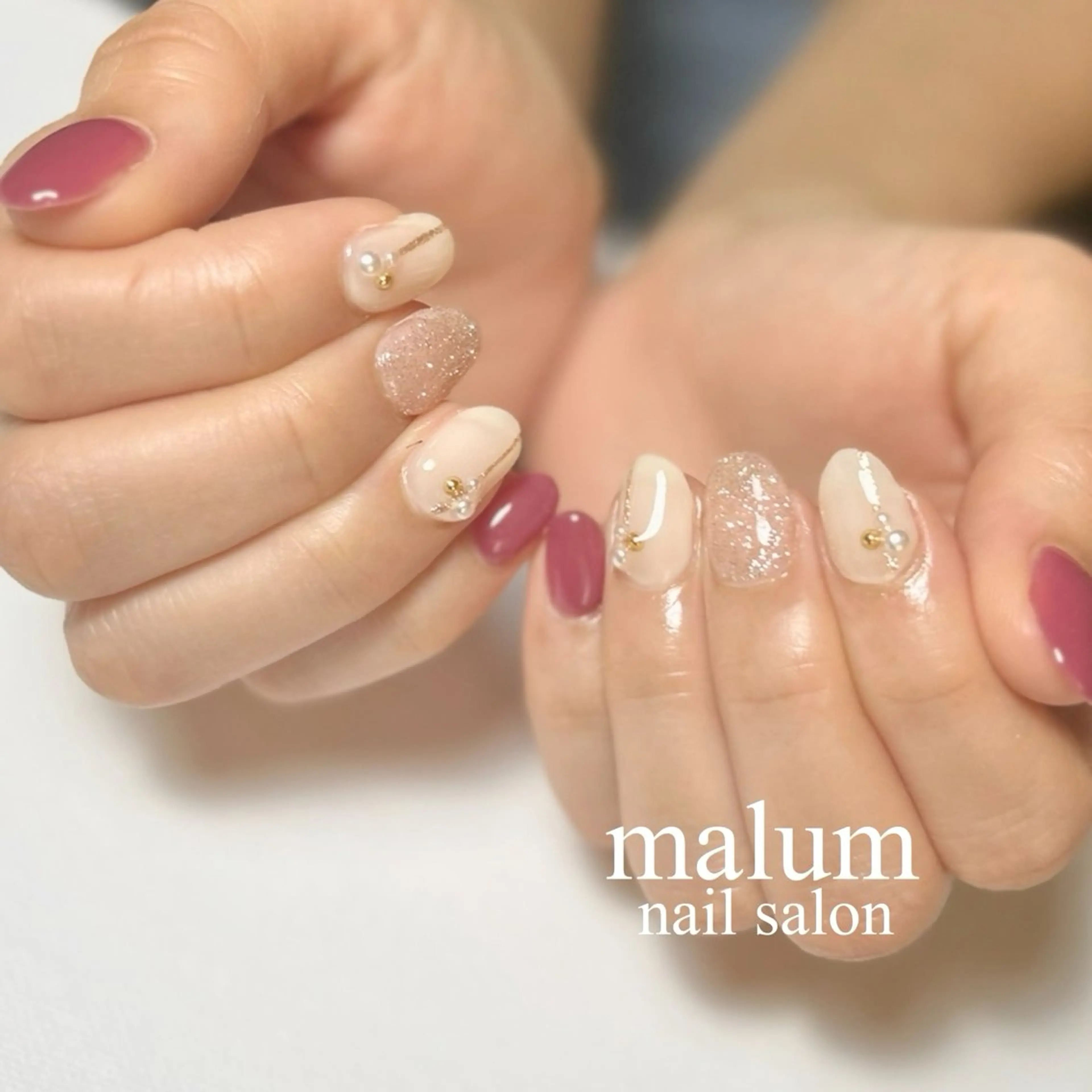 ネイル ハンドネイル malum nailのネイルデザイン