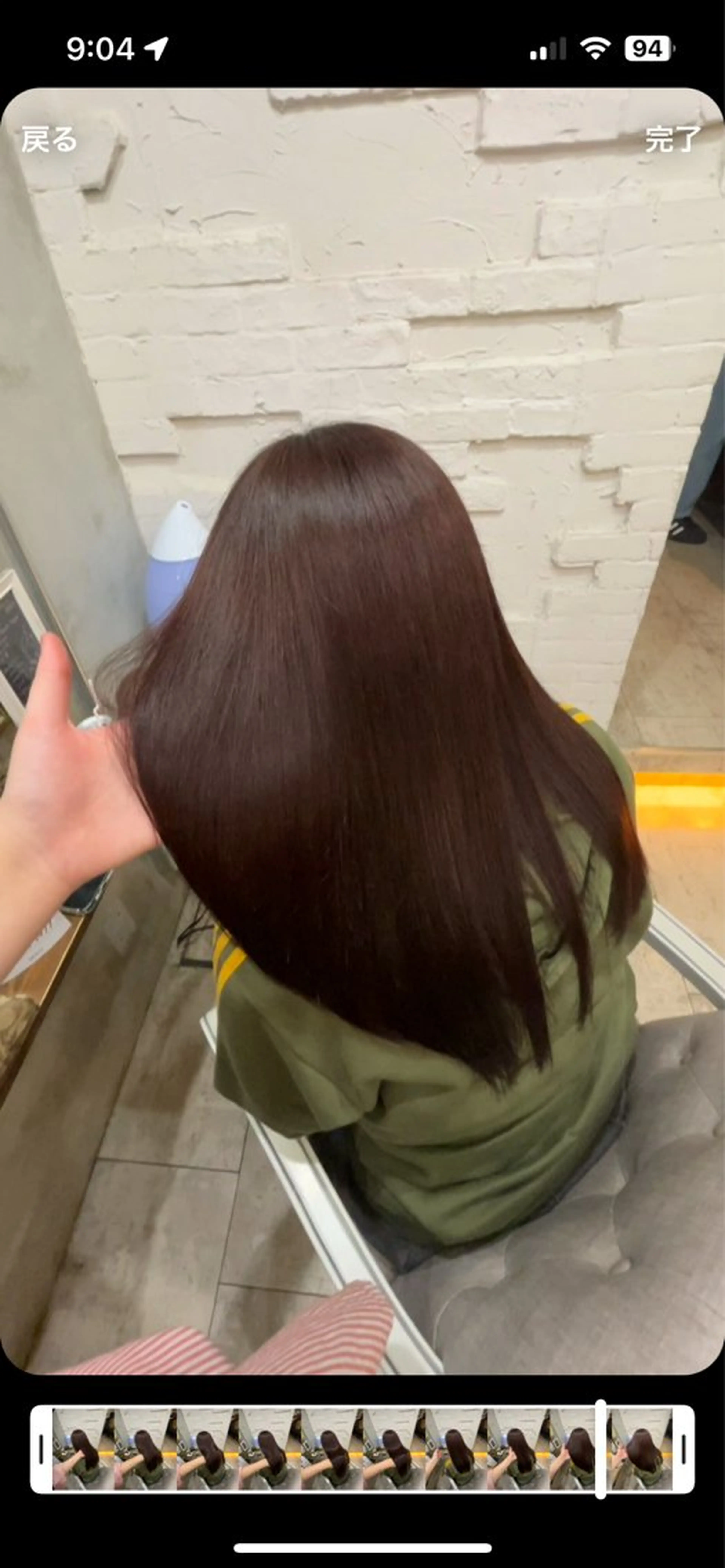 ロング カラー 艶髪/ハイトーン/ ヘアセット/モエノのヘアスタイル