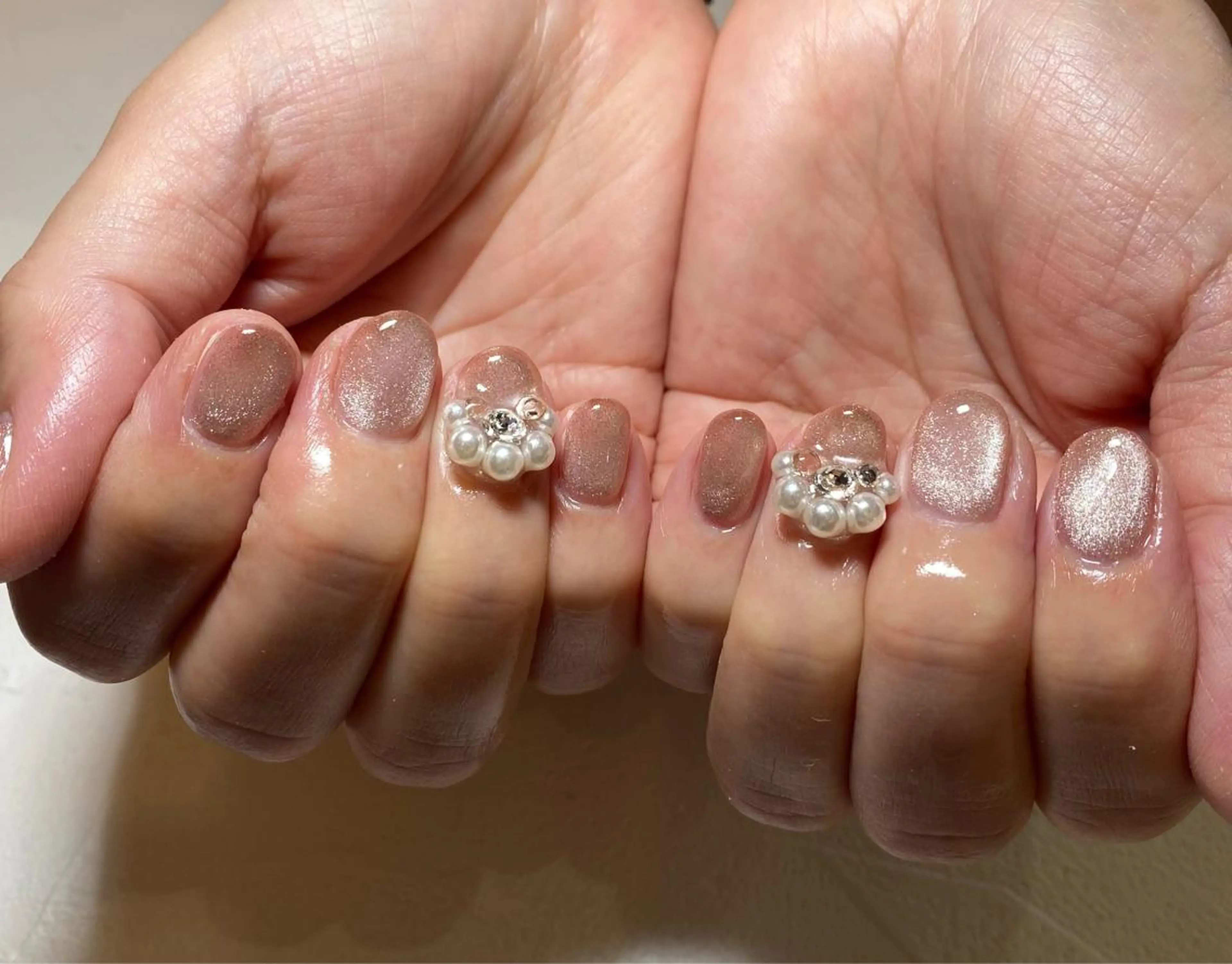 ショート カラー ネイル Nailsalon Calme所属・Nailsalon Calmeのネイルデザイン