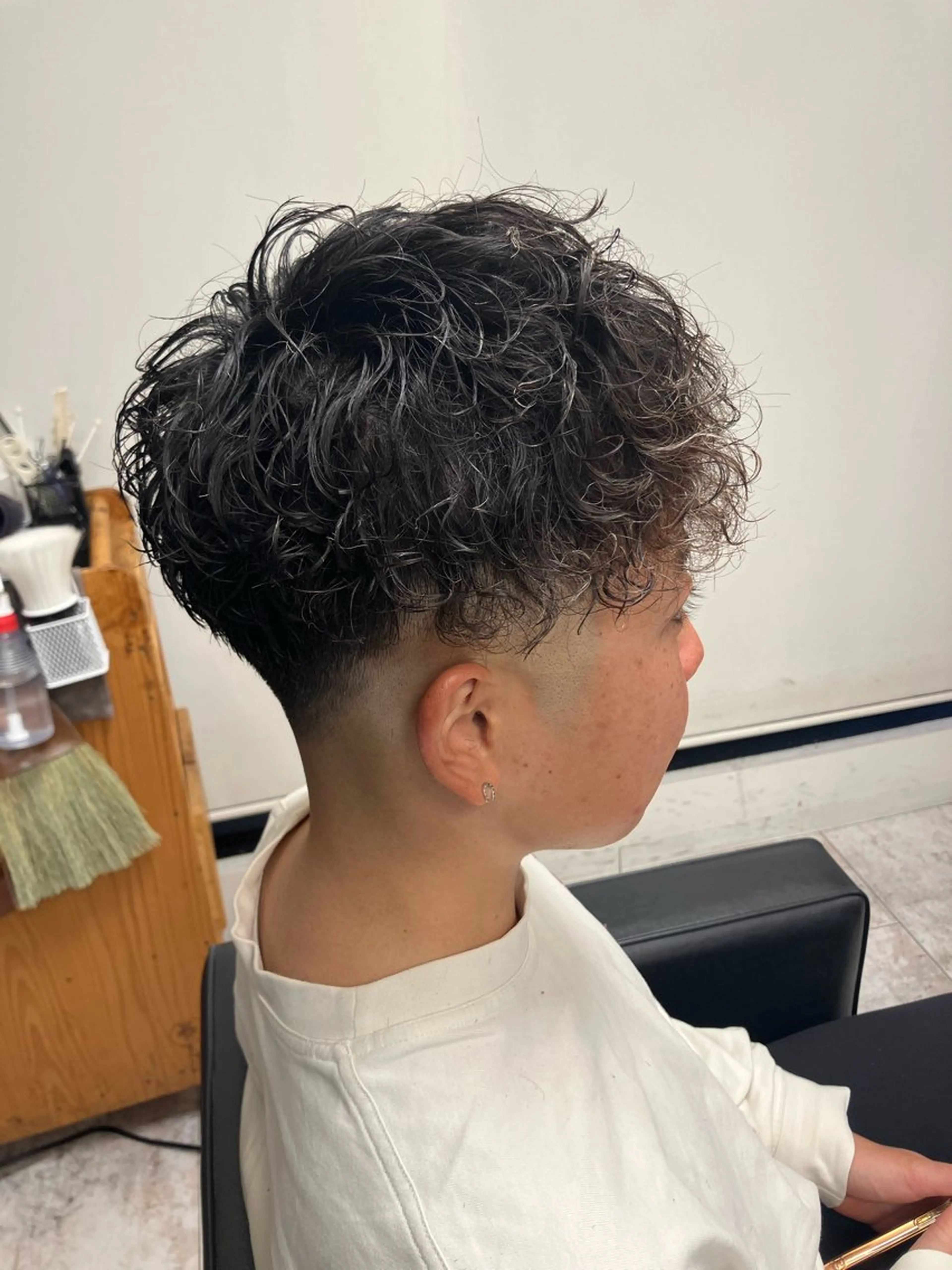 パーマ メンズ カット パーマ メンズ特化/パーマ/ フェードWATARUのヘアスタイル