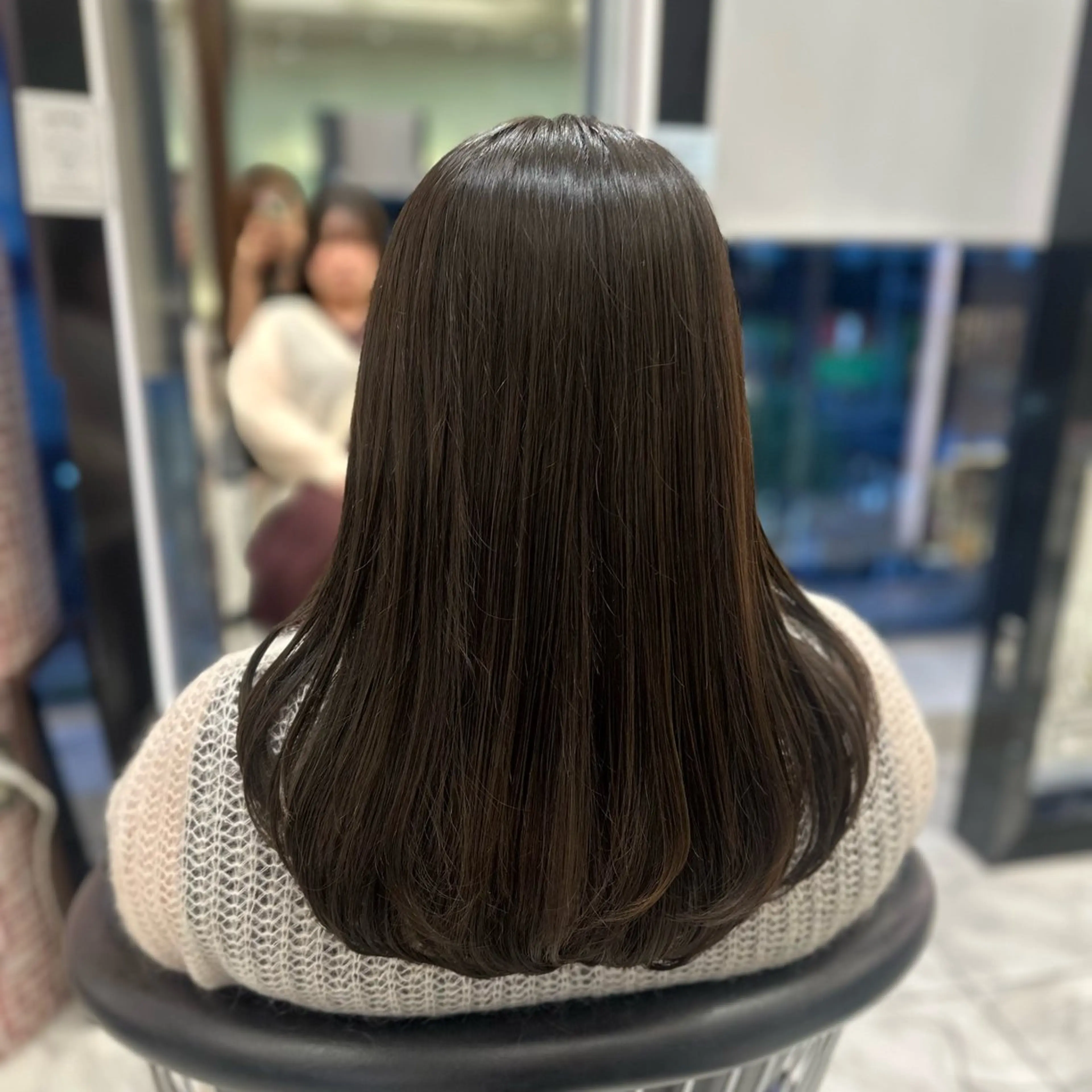 セミロング セミロングパーマ 理想のパーマを ✨銀座MIKIのヘアスタイル