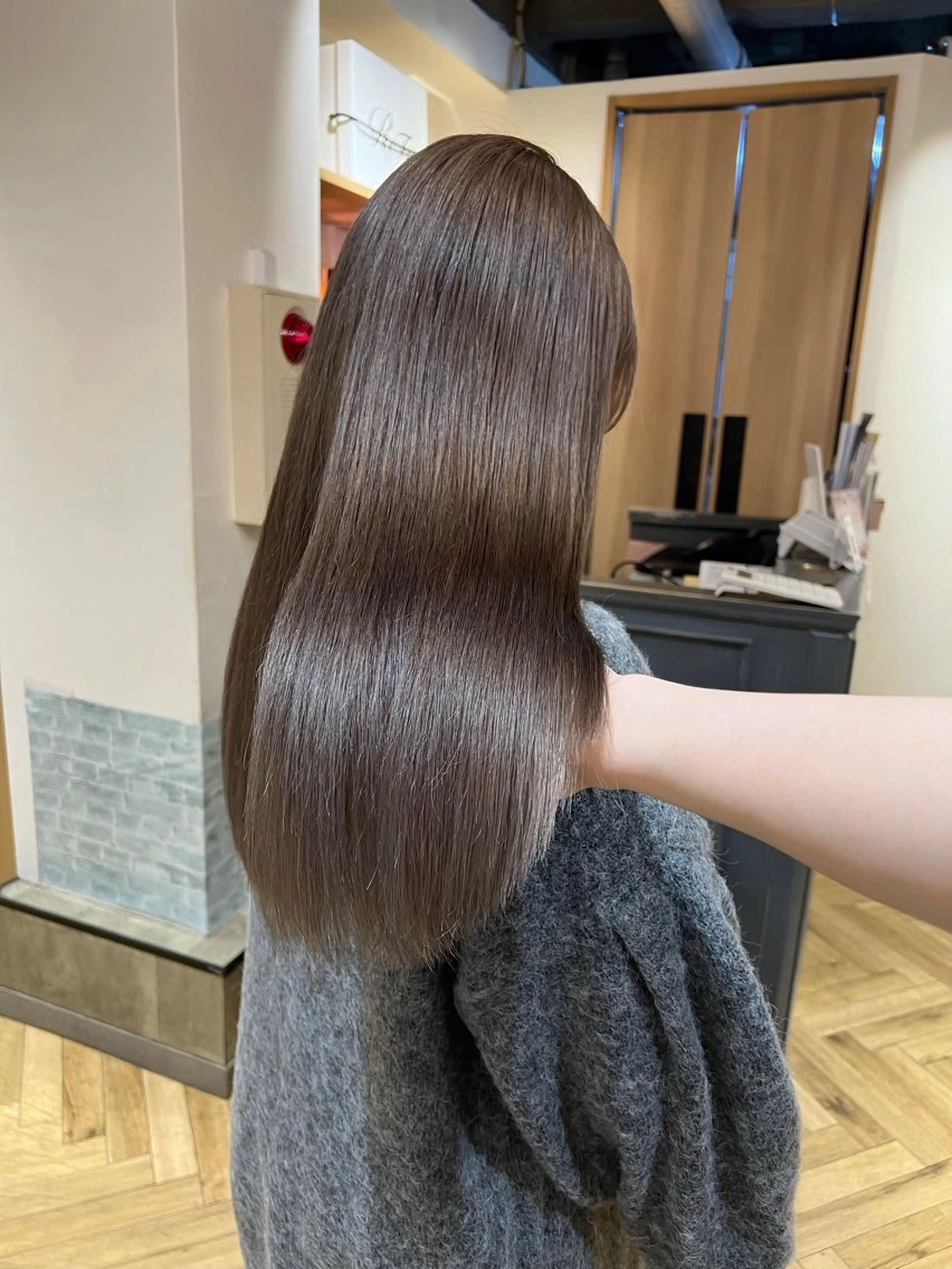 ロング カラー 艶カラー/韓国顔周り 🎀mamiのヘアスタイル