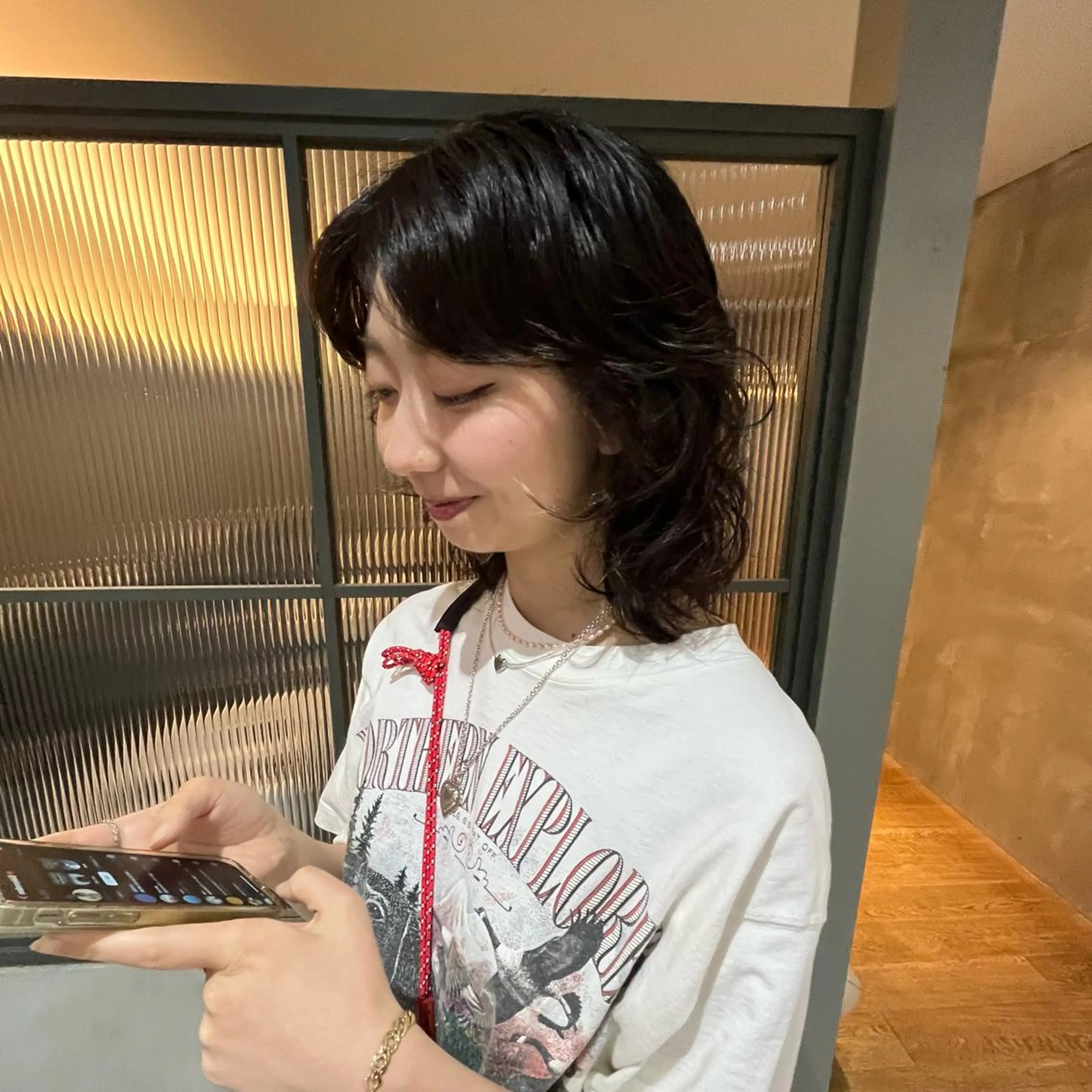 ミディアム パーマ ミディアムパーマ ciala清澄白河所属・MANA/ ciala清澄白河のヘアスタイル