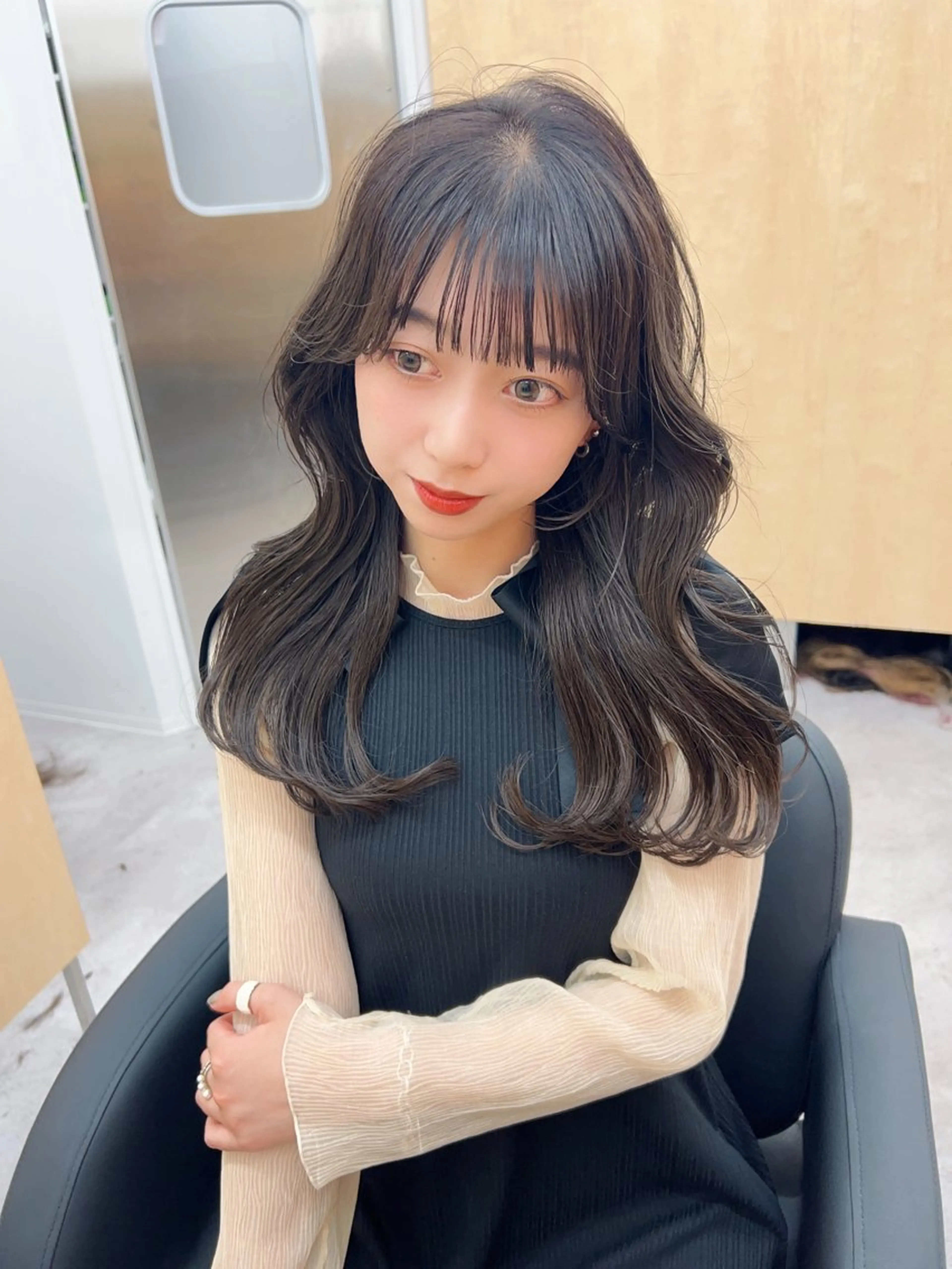 ロング カラー 🪞上品で可愛い韓国 ヘア🪞Rikutoのヘアスタイル