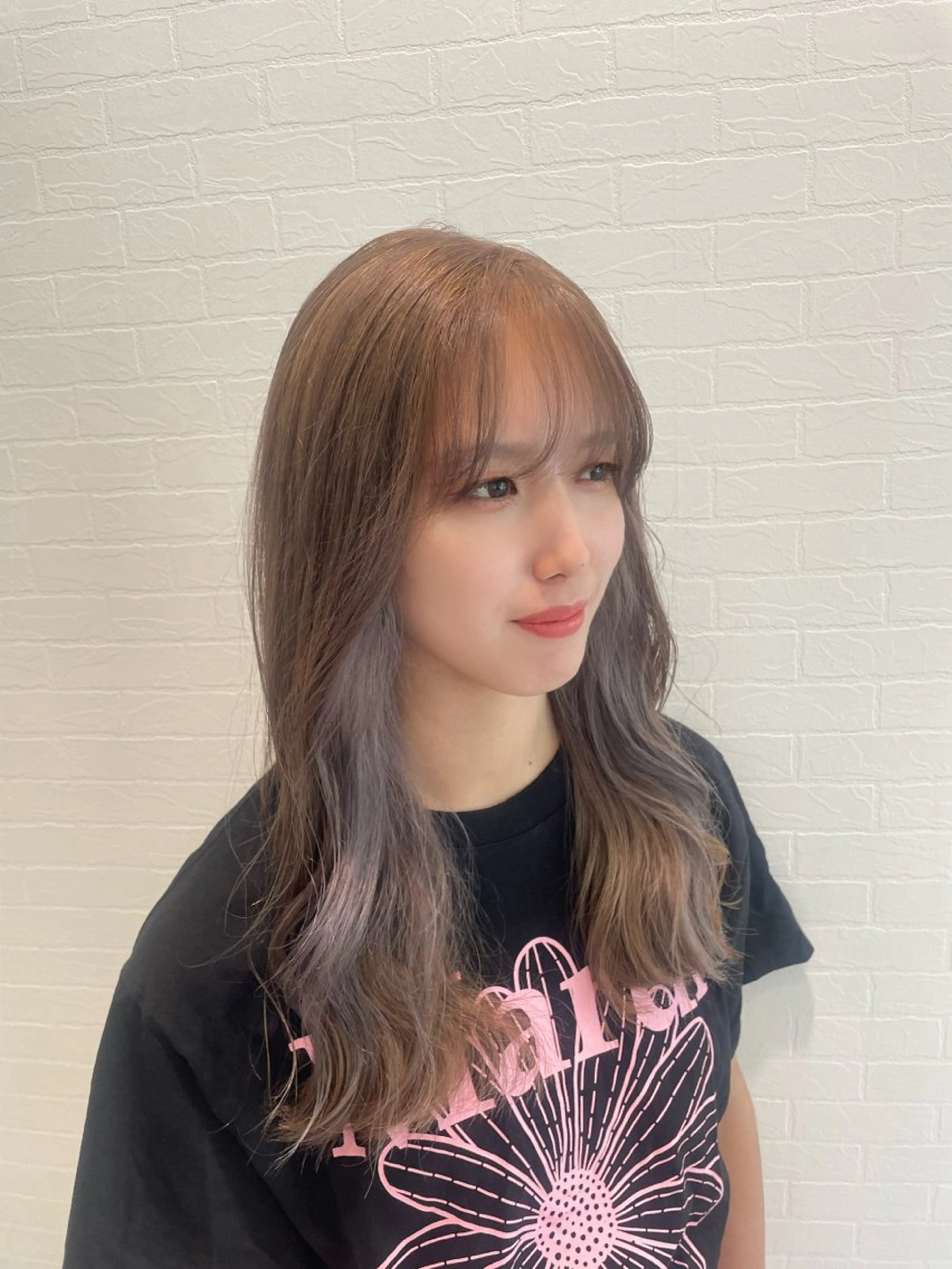 ロング カラー ヘアカラー トリートメント 💞暖色カラー 💞risaのヘアスタイル