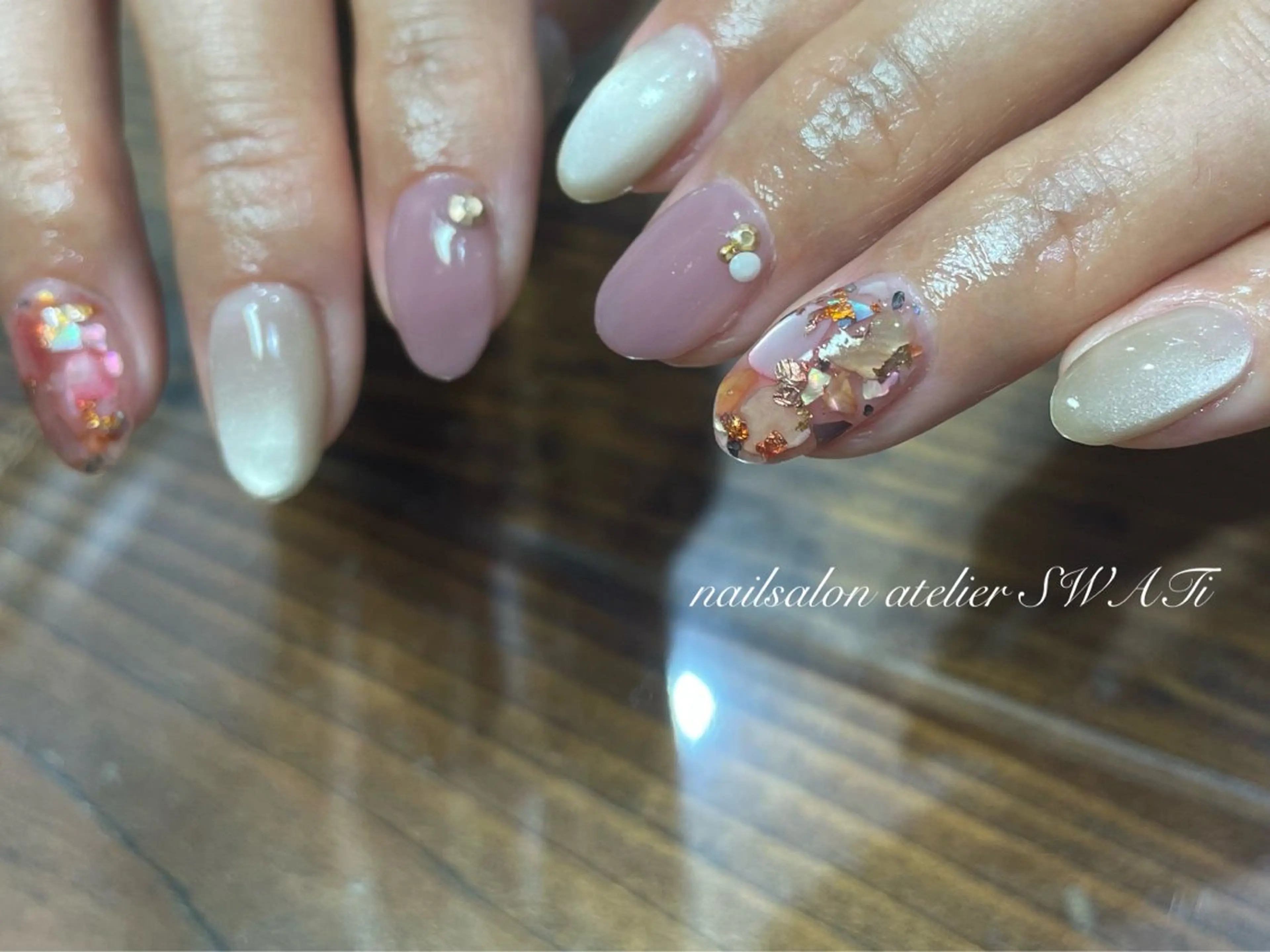 ネイル アートネイル フットネイル ヘアーサロン大野所属・nailsalon SWATiのネイルデザイン