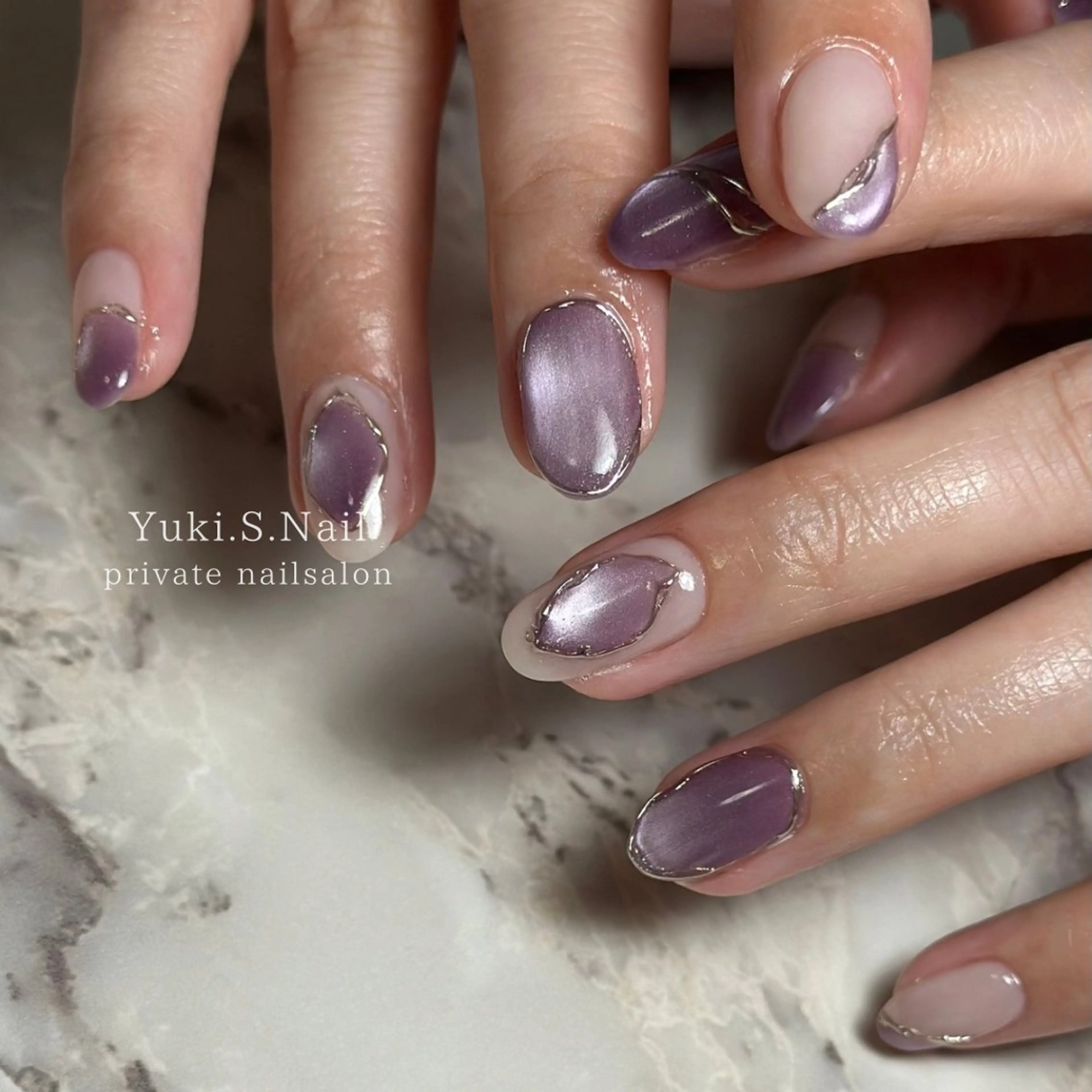 ショート ハンドネイル Yuki S.Nailのネイルデザイン