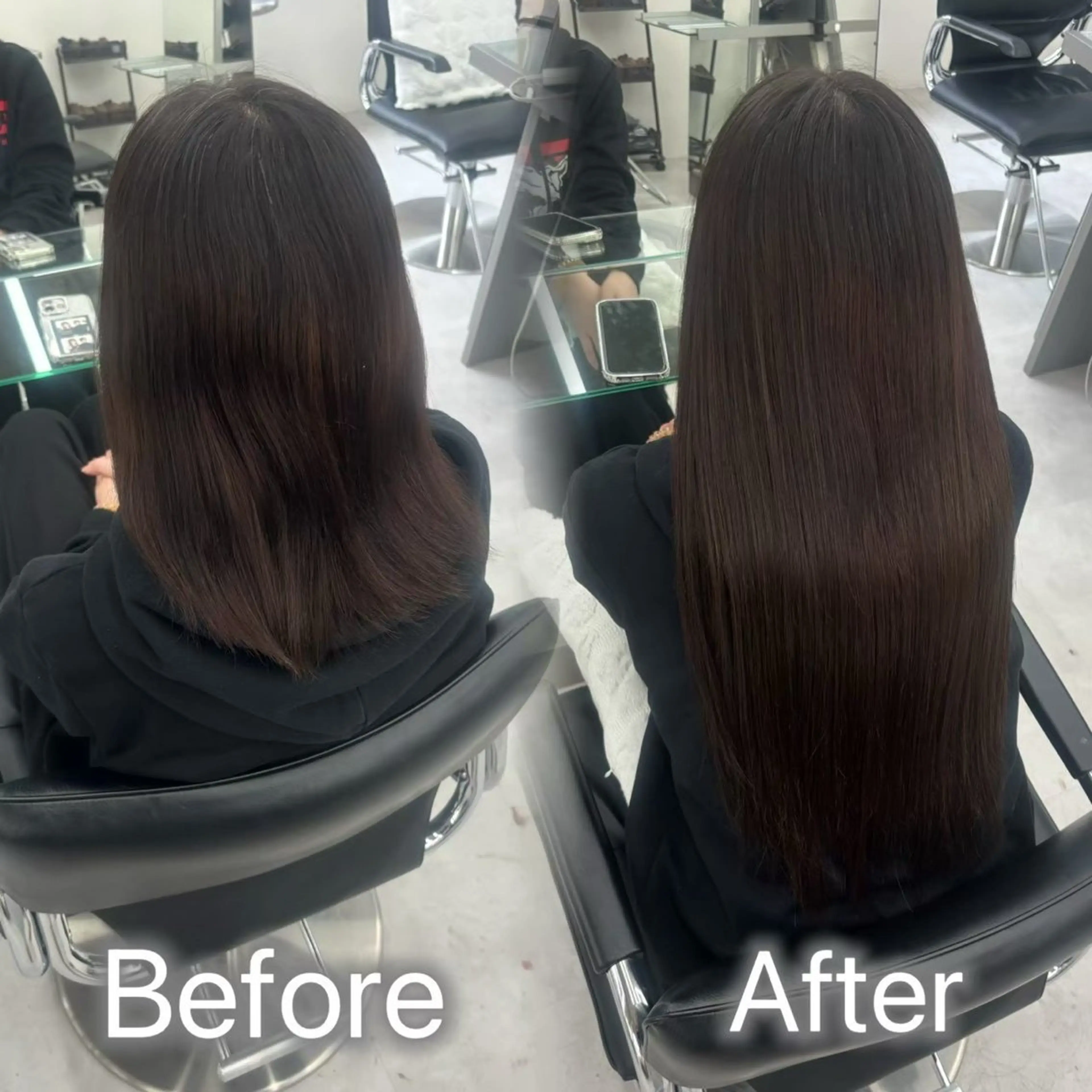 セミロング エクステ 横浜 エクステ🎀／ルナのヘアスタイル