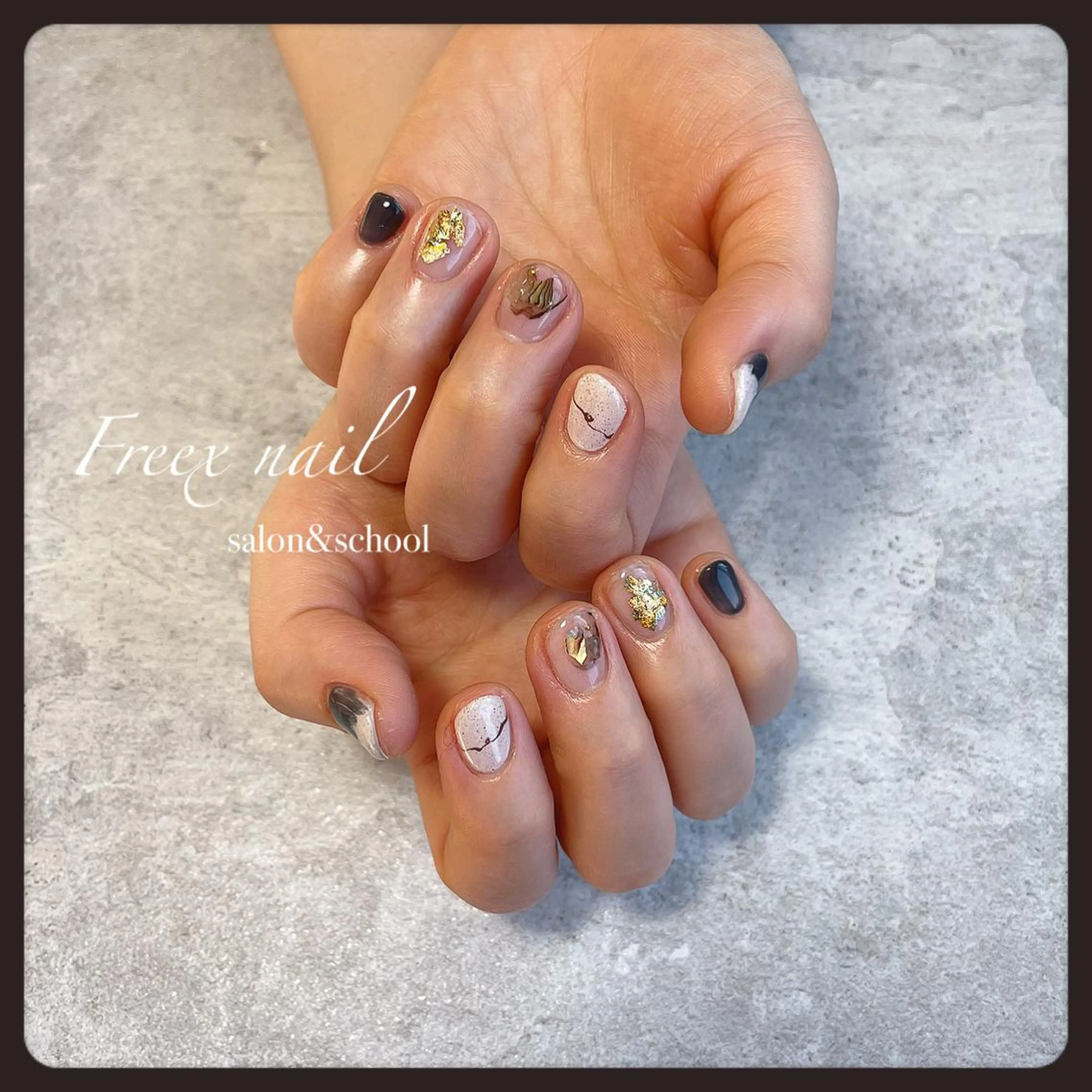 ネイル ニュアンスネイル ハンドネイル ハンドケア Freex nail所属・freex nail /ニュアンス/個性派のネイルデザイン