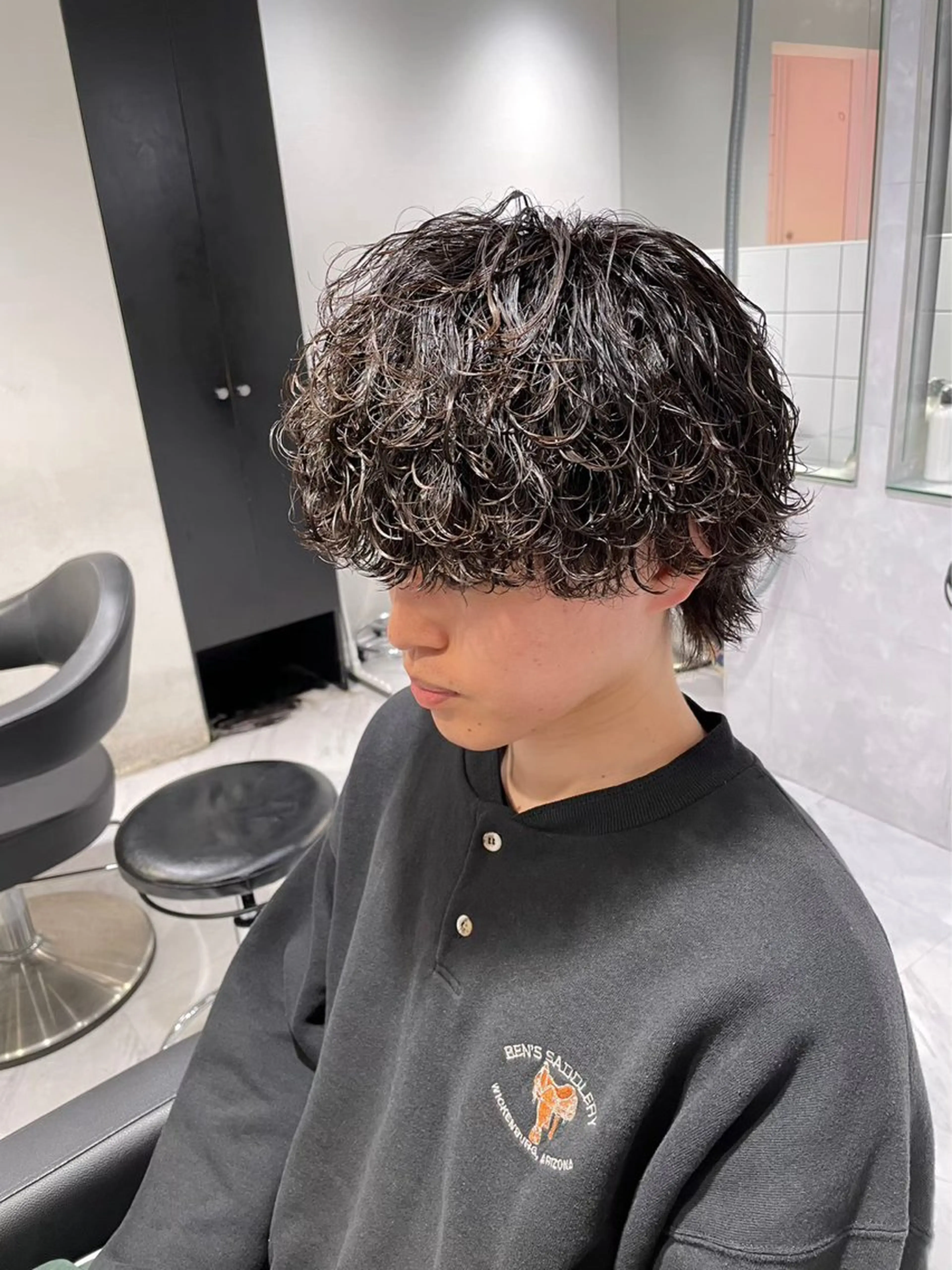 ショート パーマ メンズ メンズパーマ ⚡️メンズ特化⚡️ RYUKIのヘアスタイル