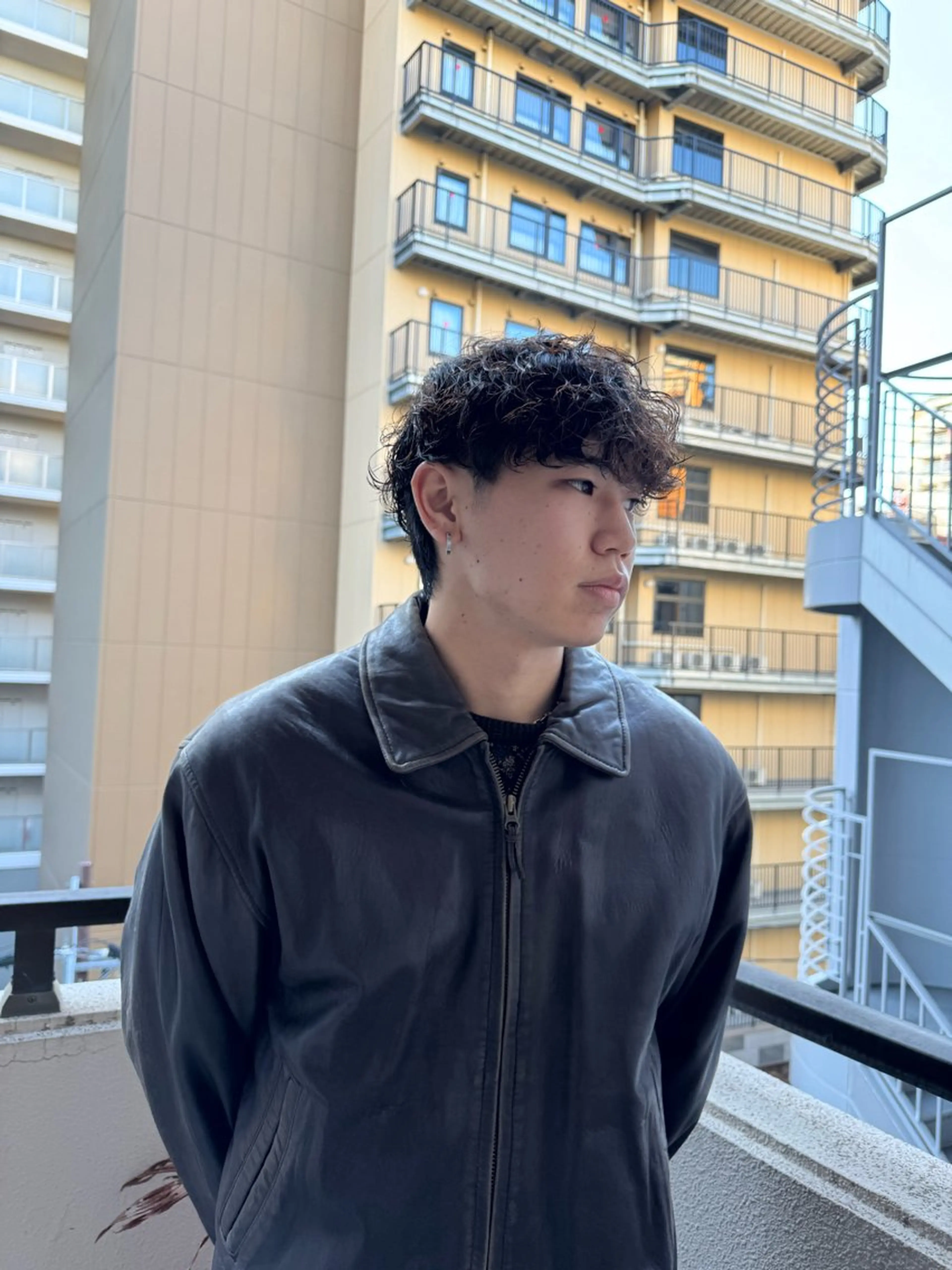 パーマ メンズ 心斎橋ハイトーン特化 midori🍀のヘアスタイル