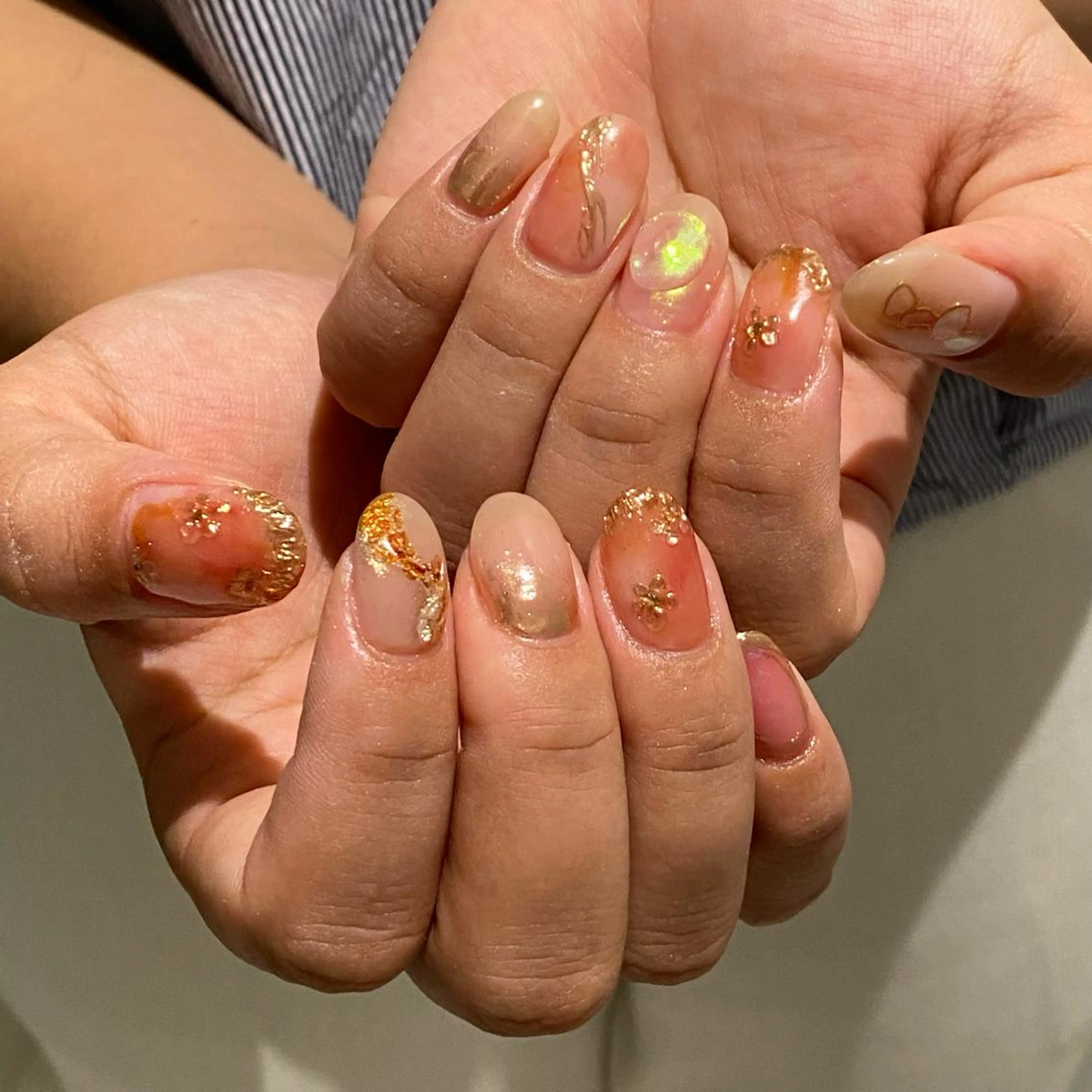 ネイル フラワーネイル ニュアンスネイル ayana nails所属・nail salon ayanaのネイルデザイン