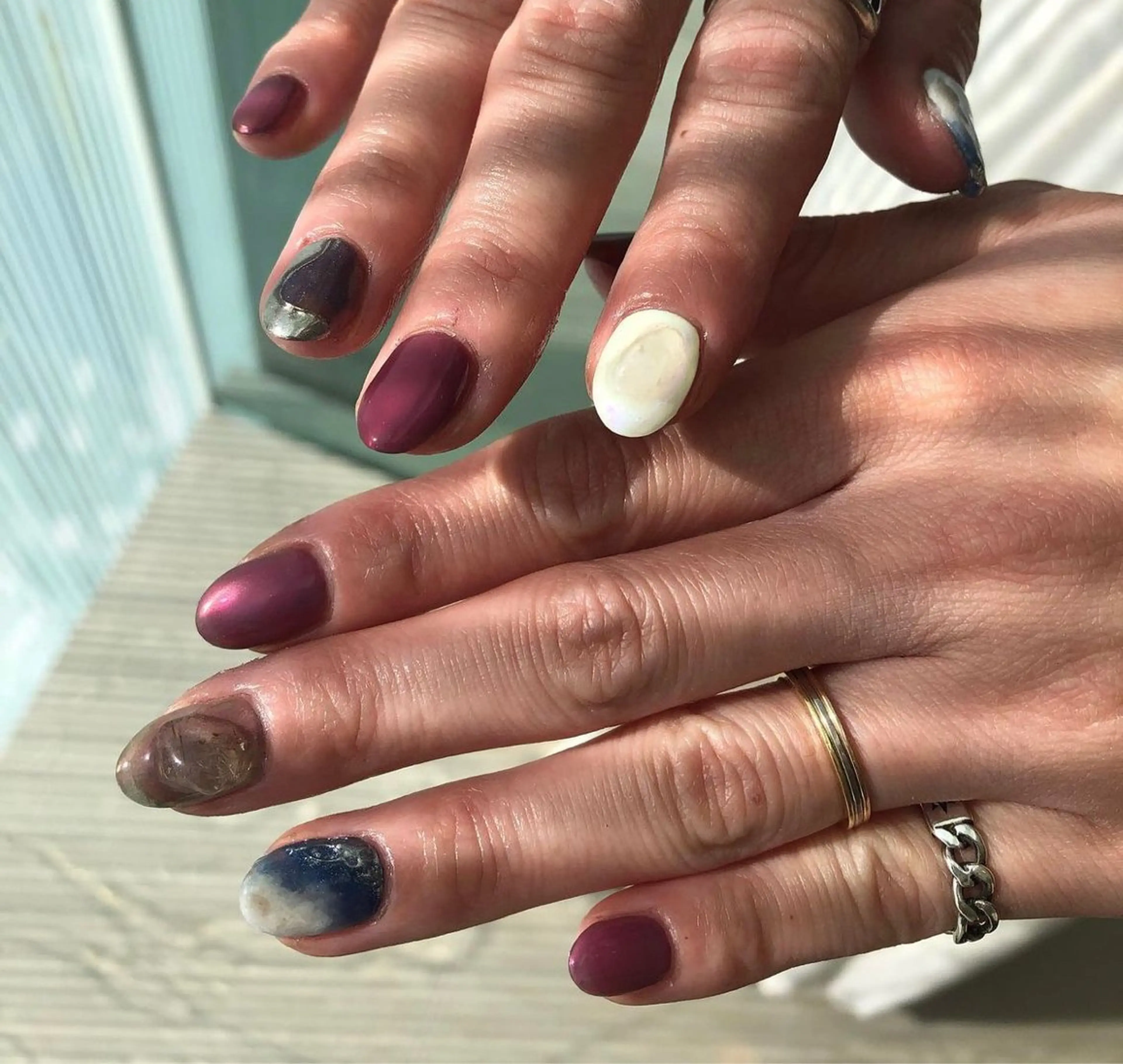 ネイル ニュアンスネイル ハンドネイル hiyori🫧 mieuxのネイルデザイン