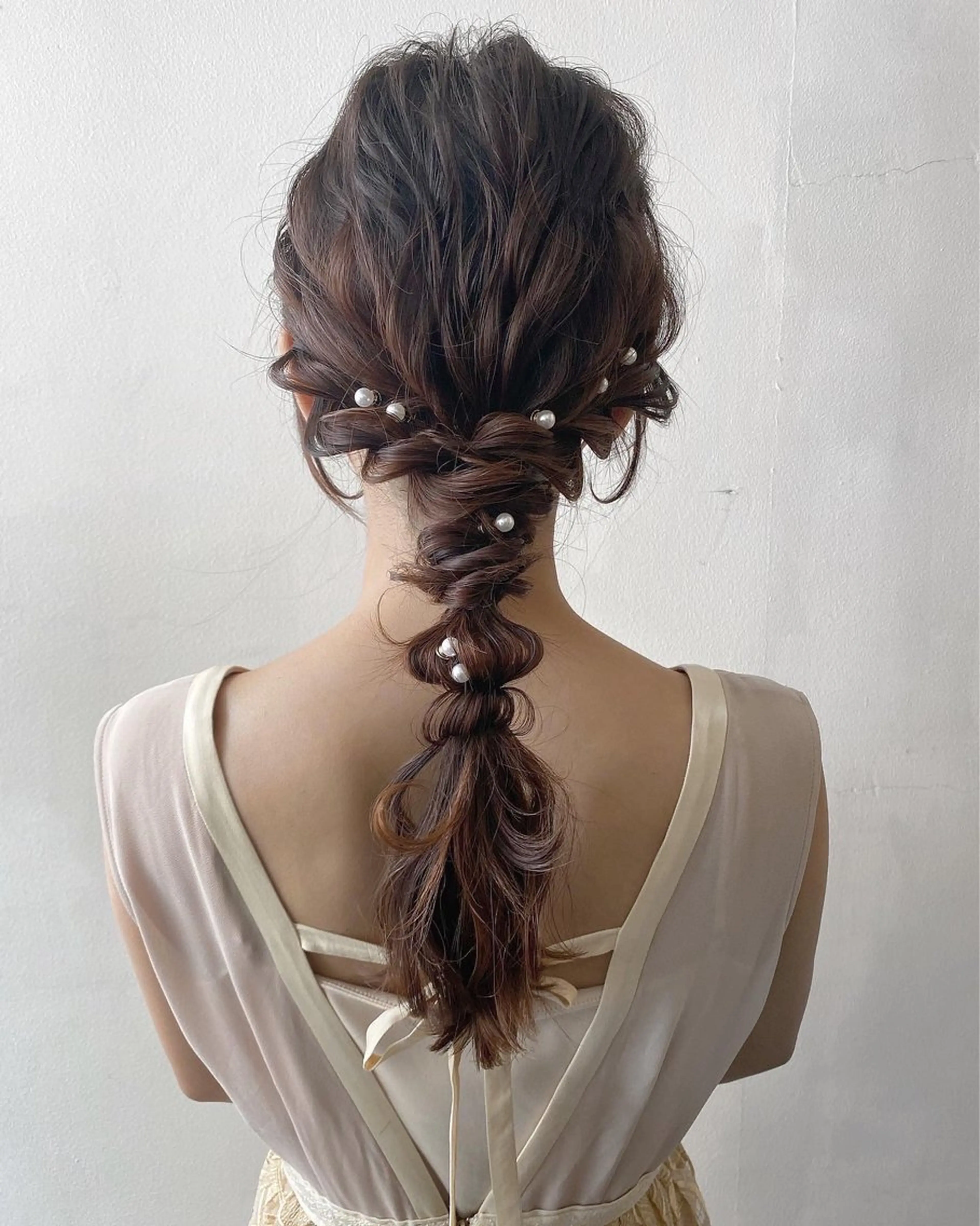 ロング ヘアアレンジ ヘアセット BOTTOMS所属・🌸透明感艶 カラー🌸Yuukiのヘアスタイル