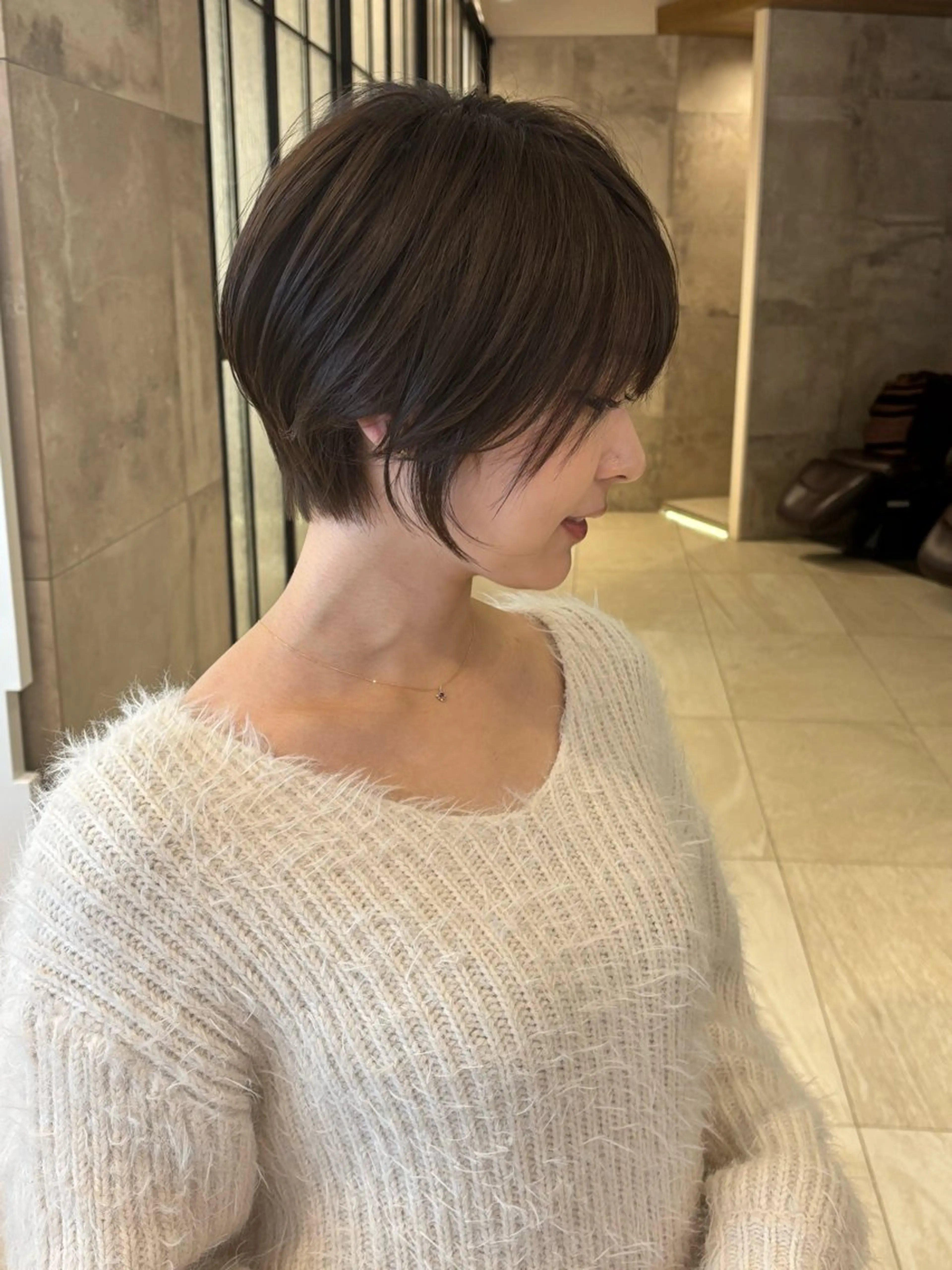 ショート ショートヘア 無料カットモデル /小顔ショート/荒砂のヘアスタイル