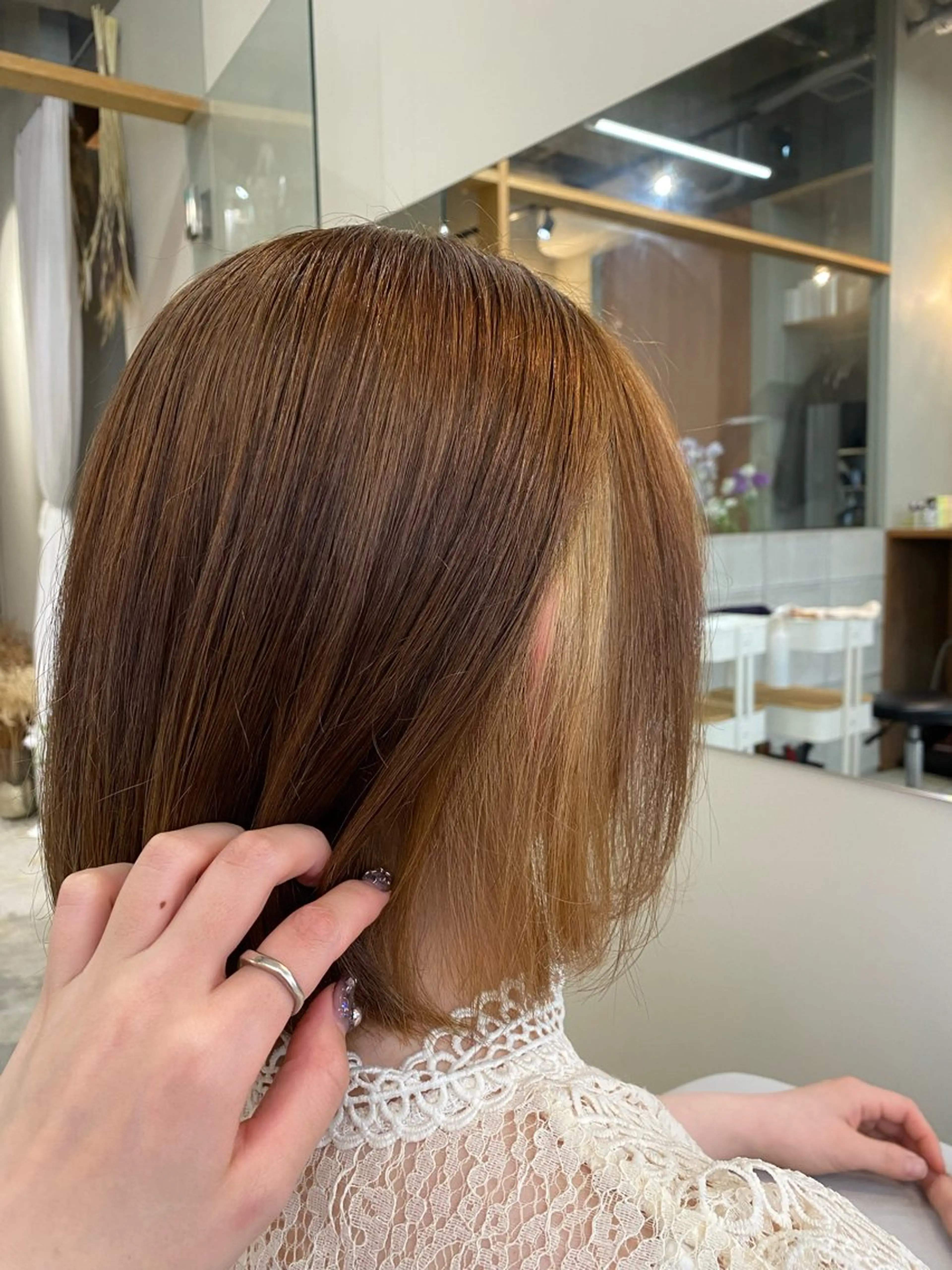 ショート カット ヘアカラー トリートメント 🌻花屋併設🌻濱 幸帆のヘアスタイル