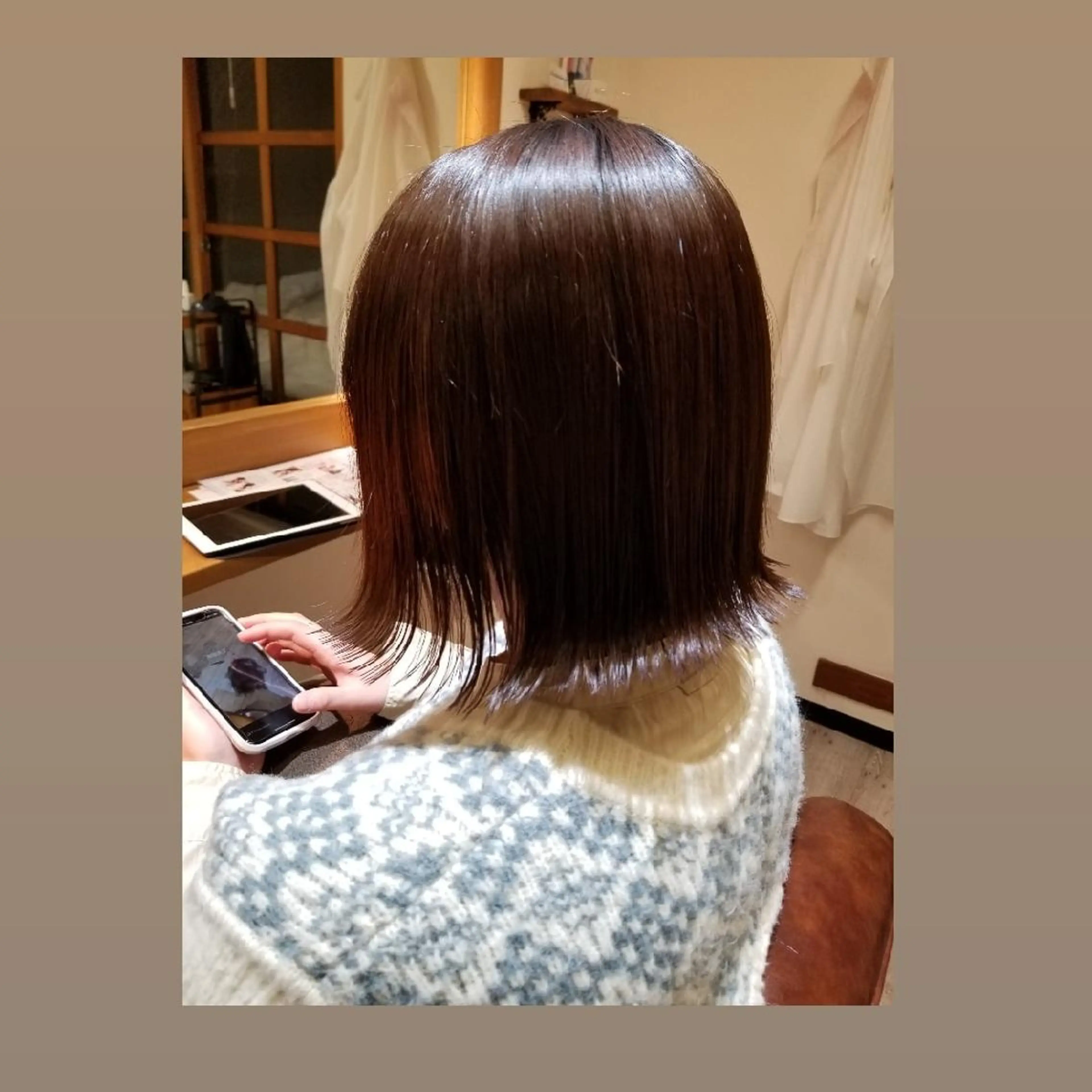 ショート 切りっぱなしボブ ボブ 松江  幸世のヘアスタイル