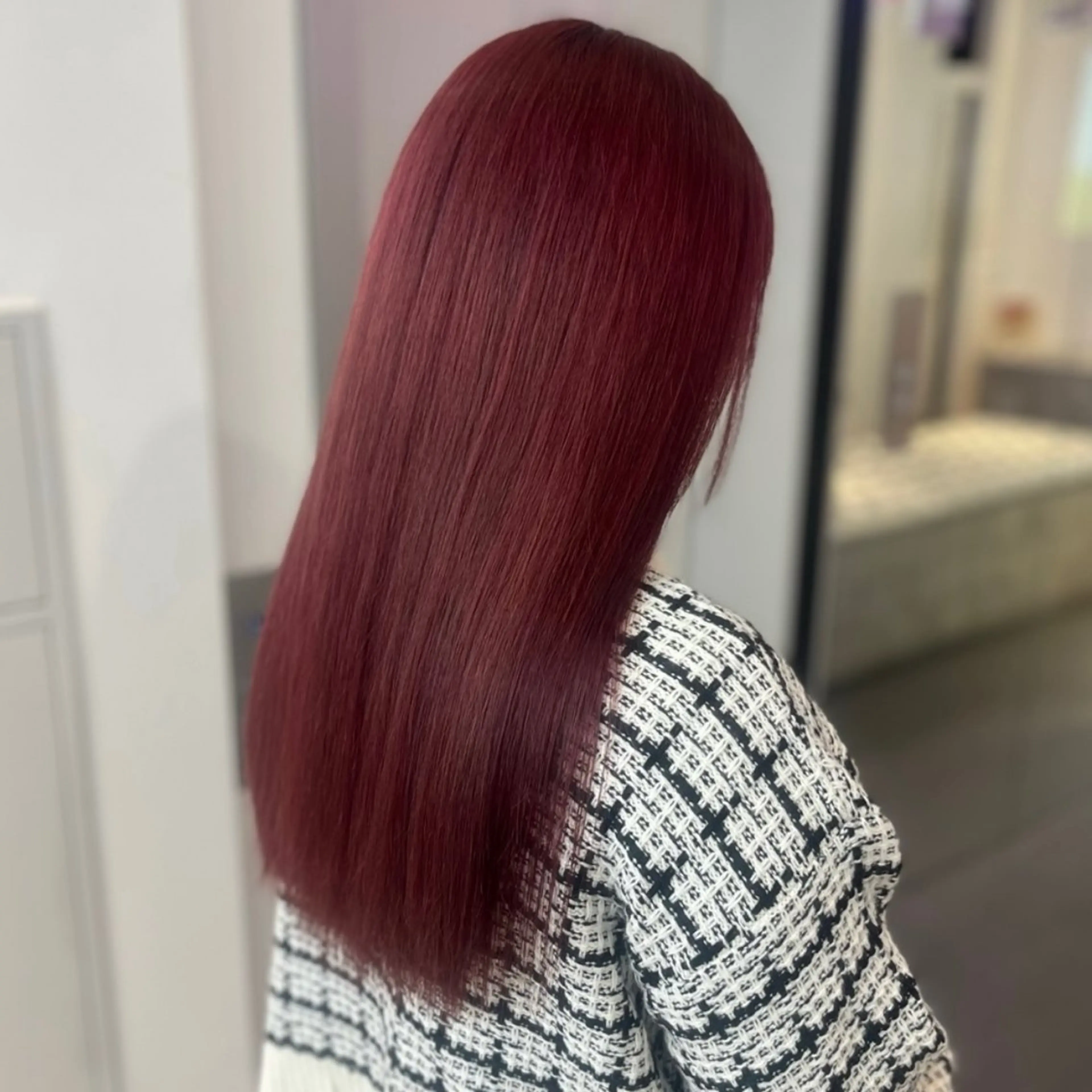 セミロング カラー ヘアカラー トリートメント 🍒暖色✖️レイヤー ／Haruna🍒のヘアスタイル