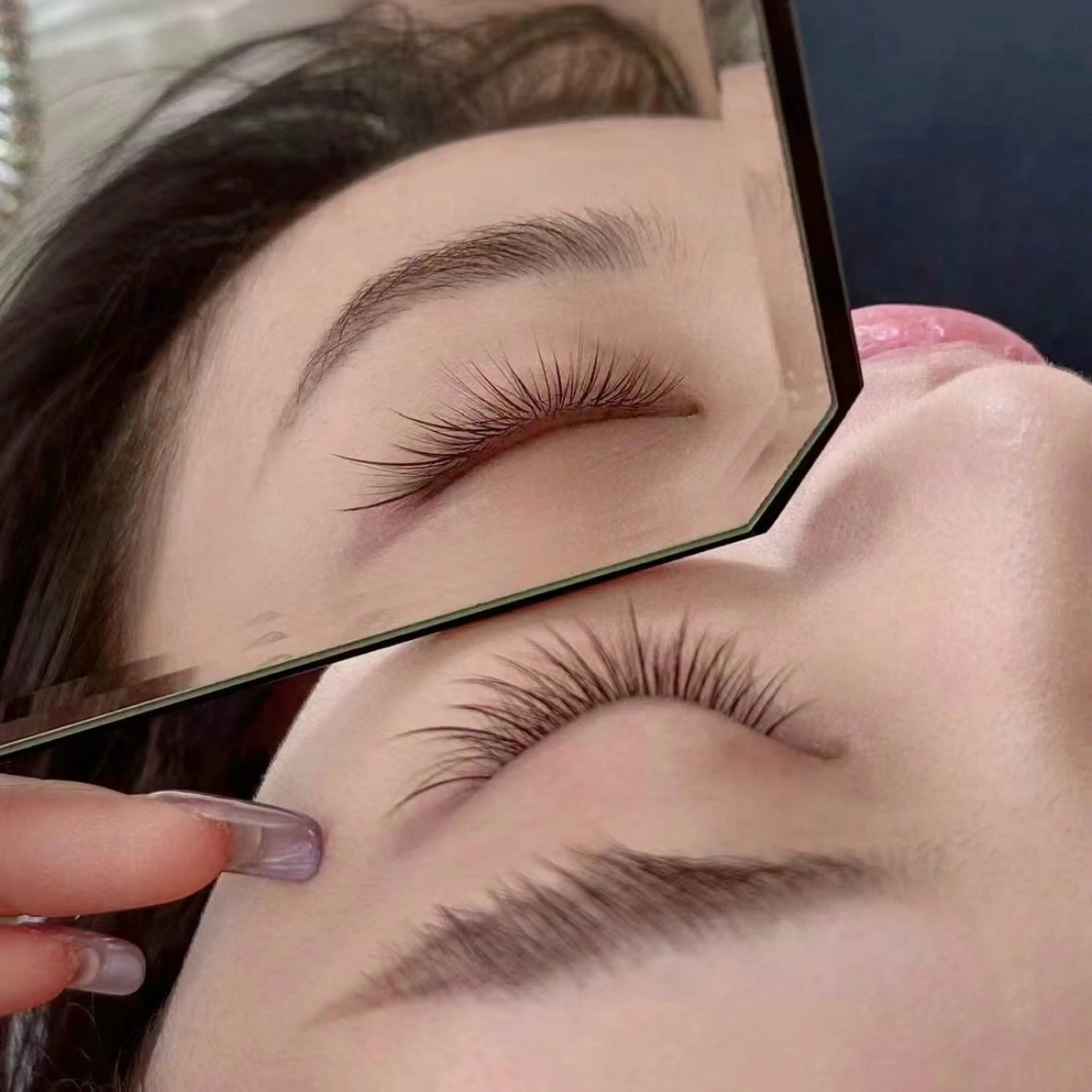 マツエク・マツパ 束感まつ毛 カラーマツエク フラットラッシュ パリジェンヌラッシュリフト まつげパーマ 🍓 KaNan🍓のマツエク・マツパデザイン