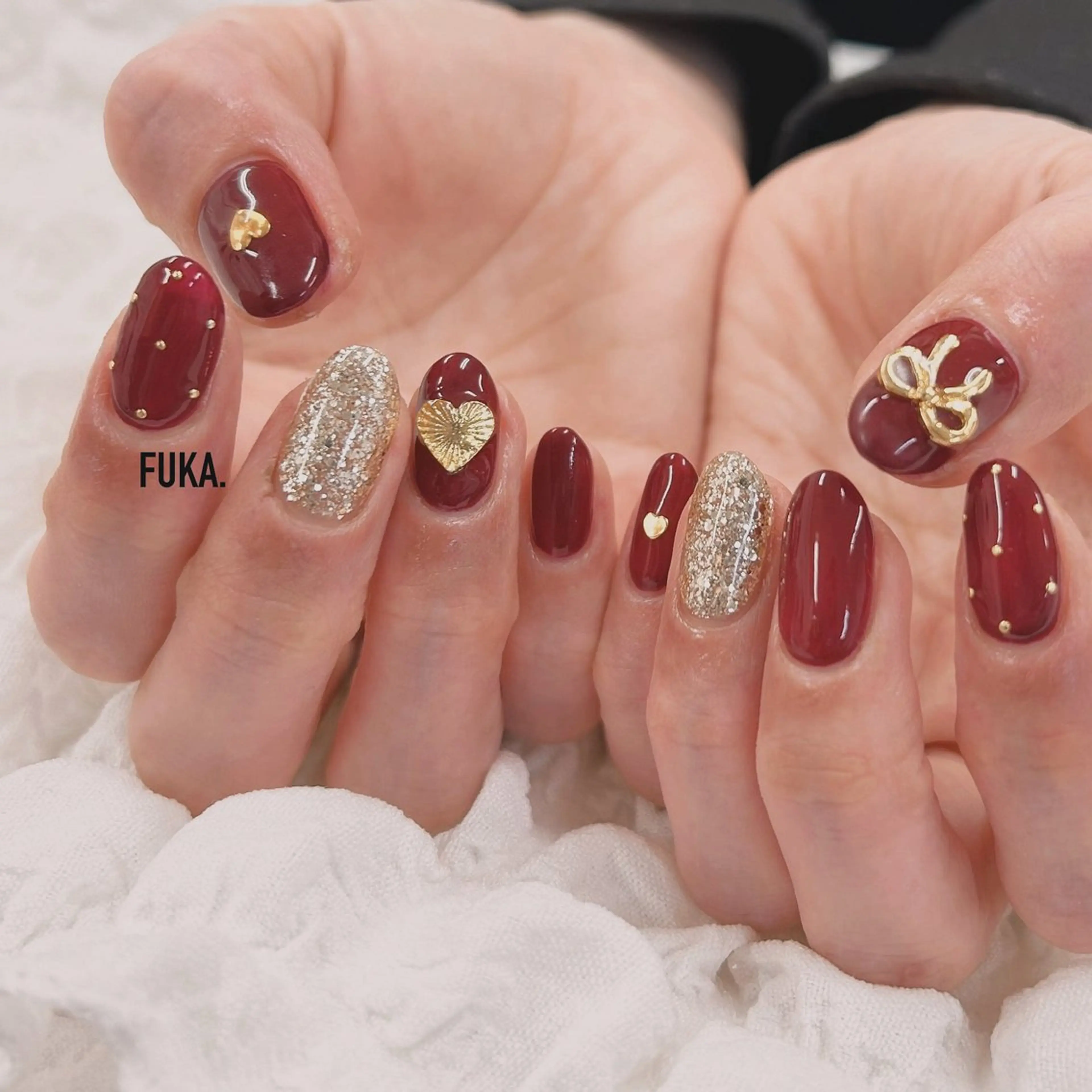 ネイル 持ち込み ハンドネイル ネイルサロンAnela【アネラ】所属・Nail♡Fuka. /12月予約受付中のネイルデザイン