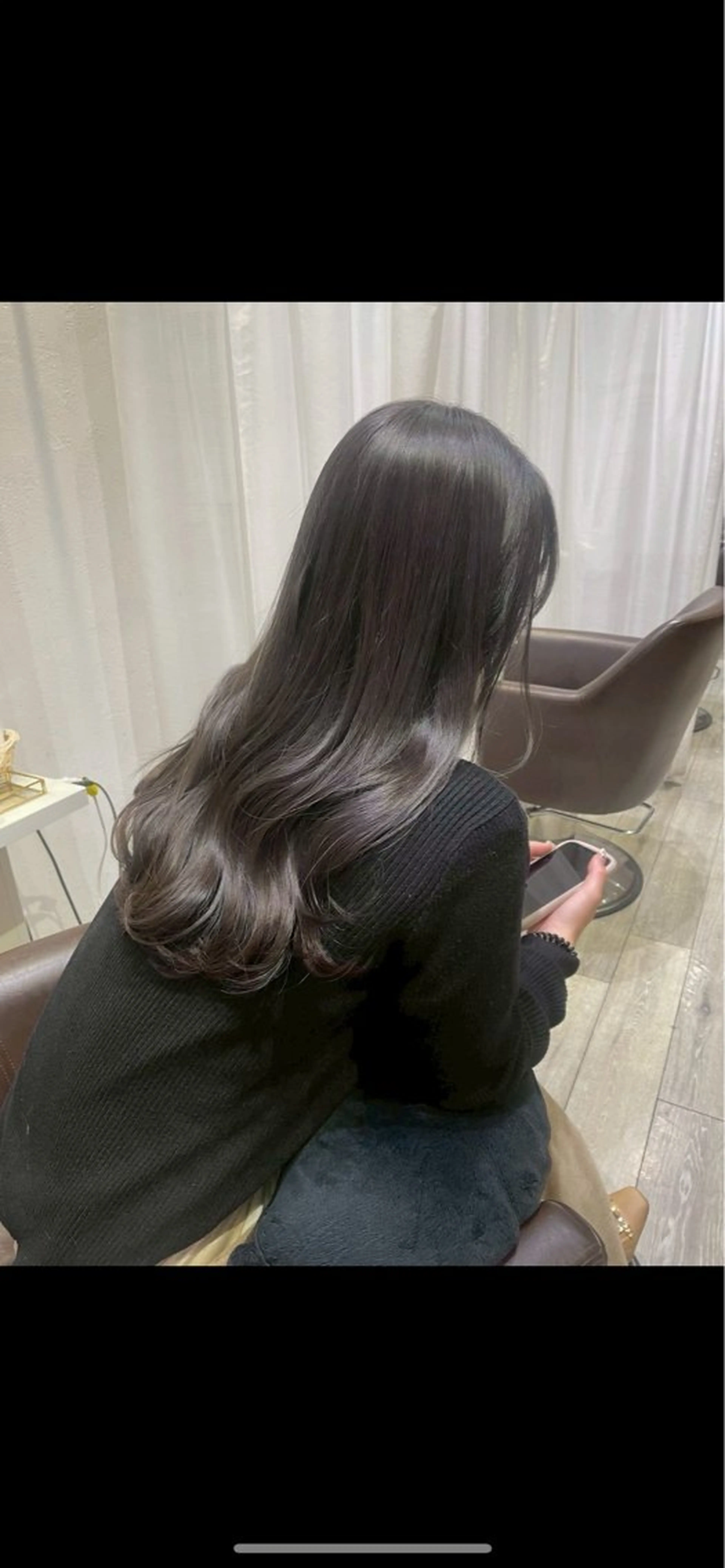 ロング ネモ ユウのヘアスタイル