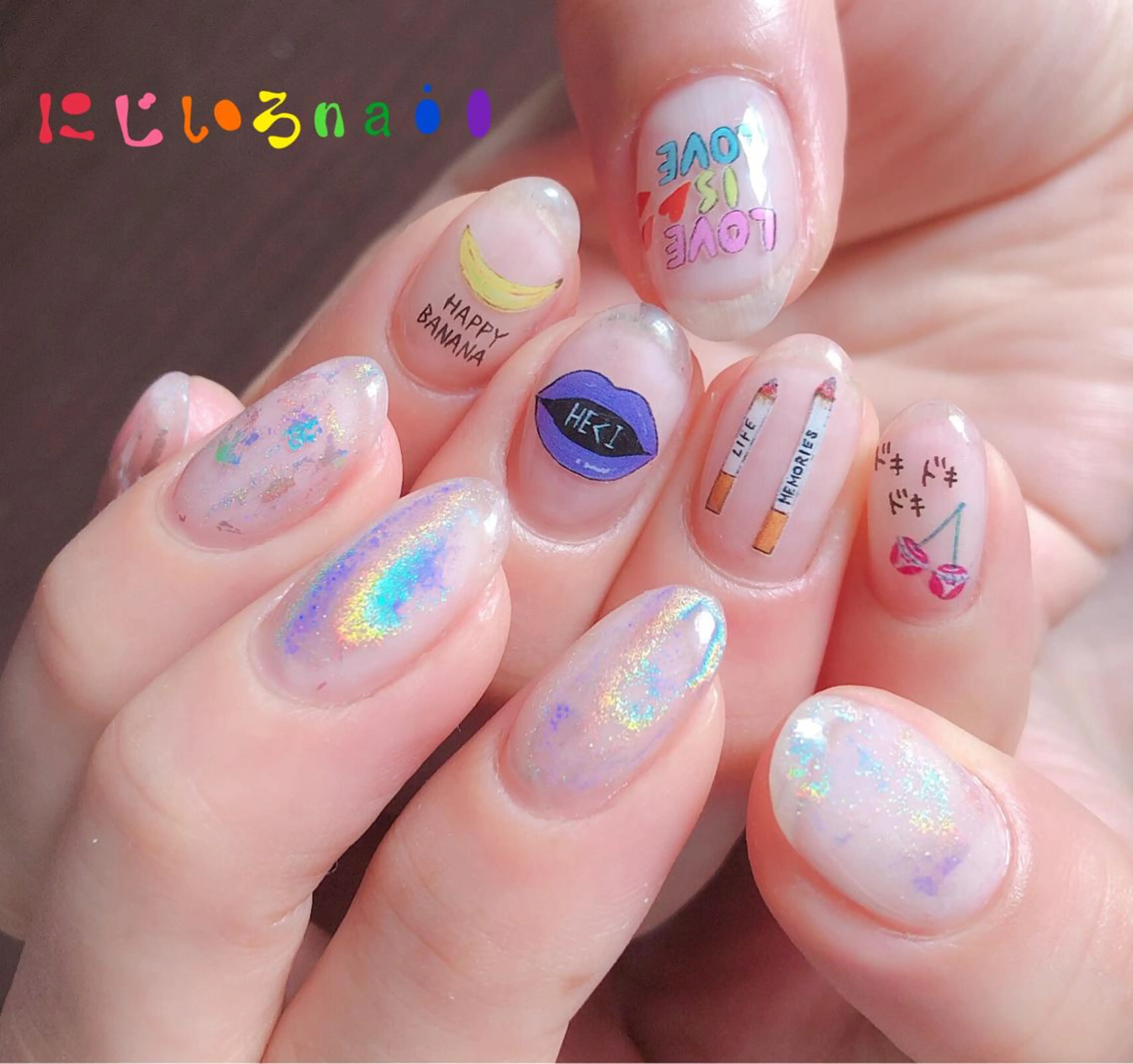 ネイル にじいろ nailのネイルデザイン
