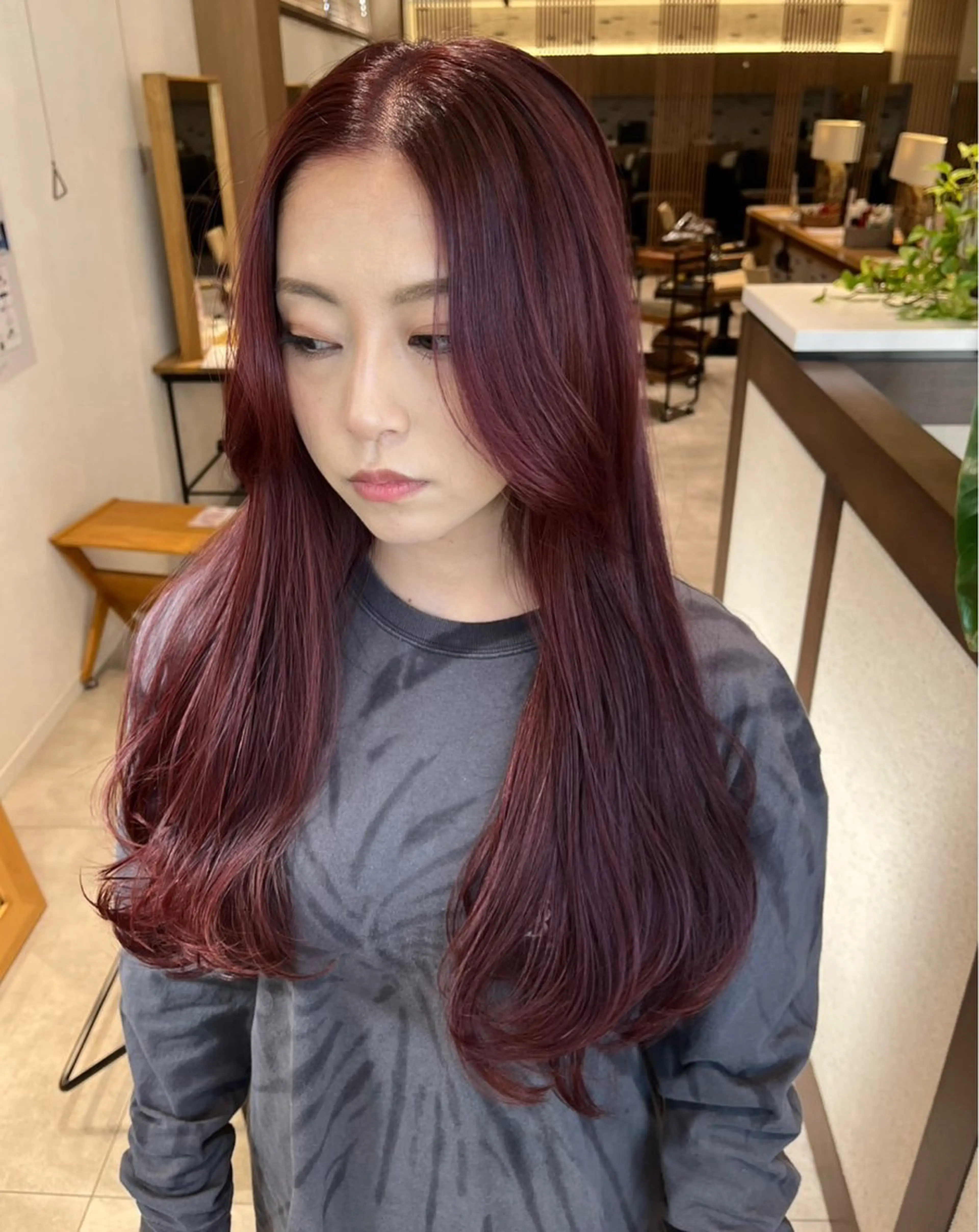 カラー ピンクカラー カット ヘアカラー 和田 琉々香のヘアスタイル