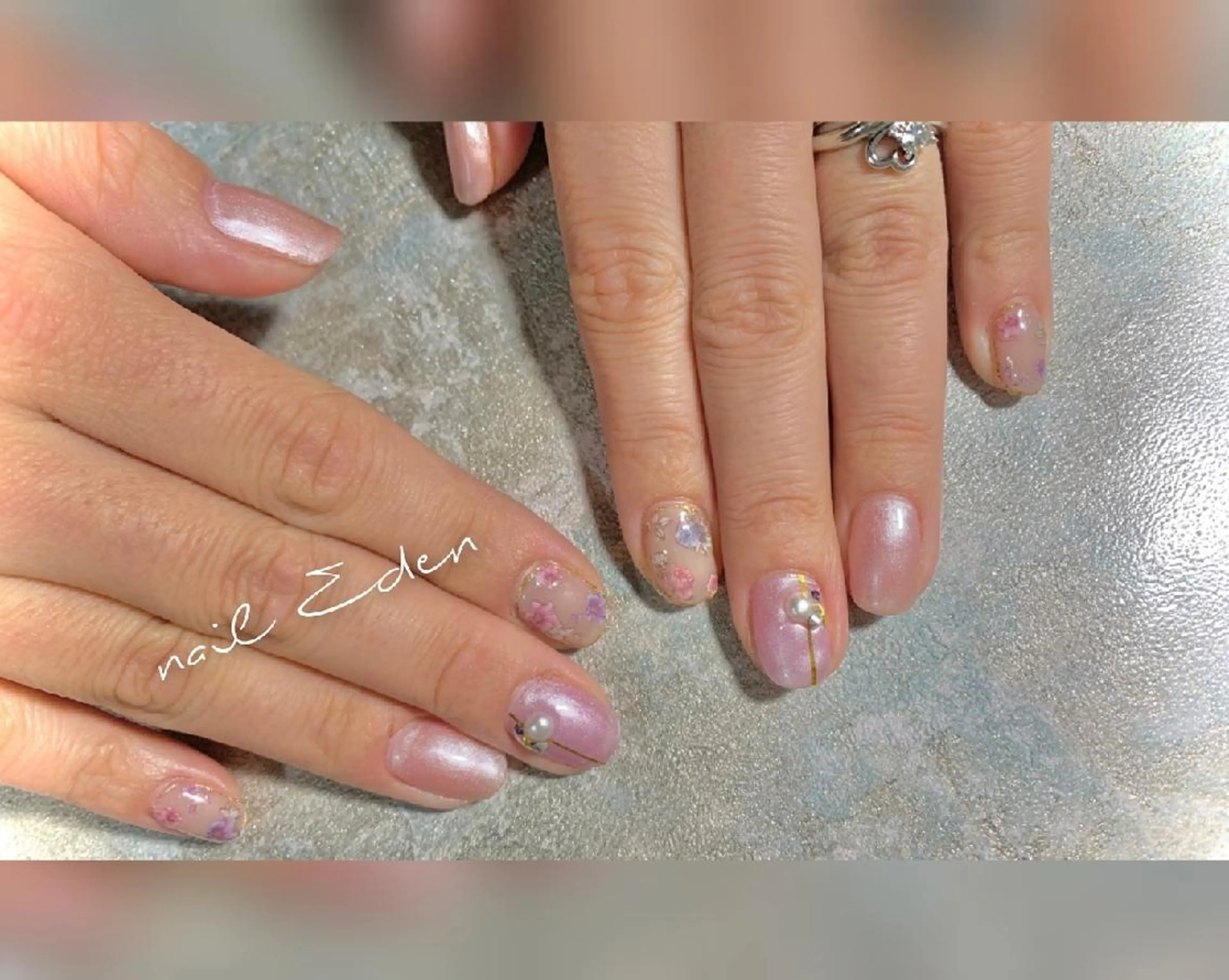 ネイル 持ち込み ハンドネイル ハンドケア Eden　private nail saron所属・Eden ♾️のネイルデザイン