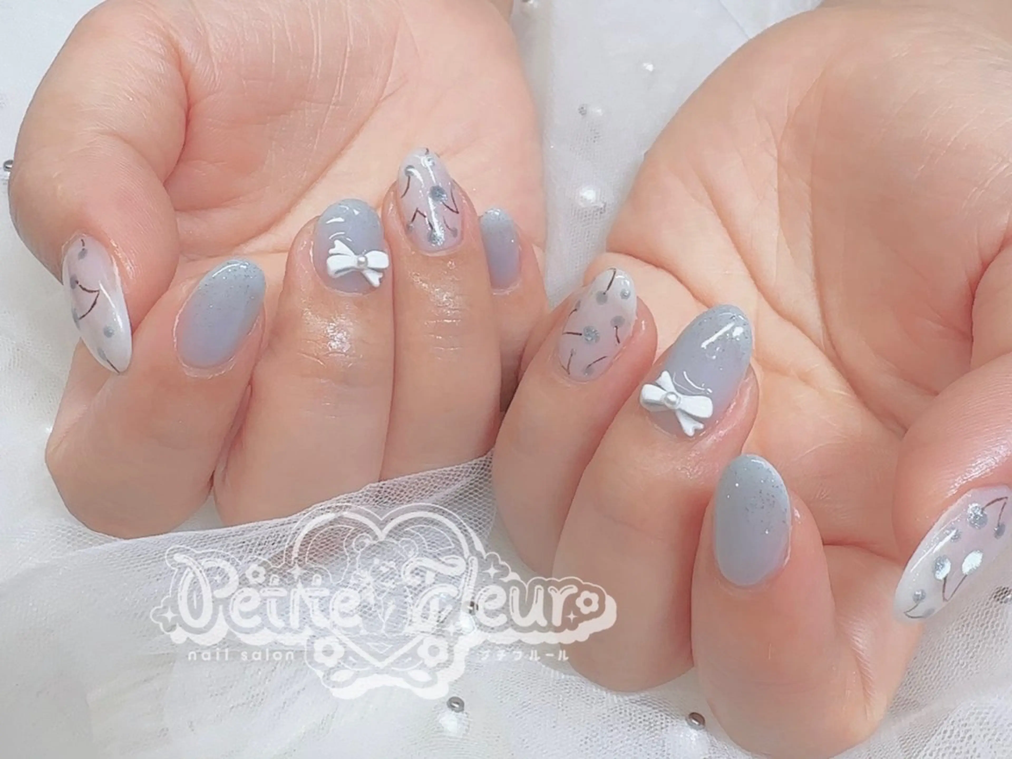 ネイル ハンドネイル ❁⃘*。Petite fleur❁⃘*りさのネイルデザイン