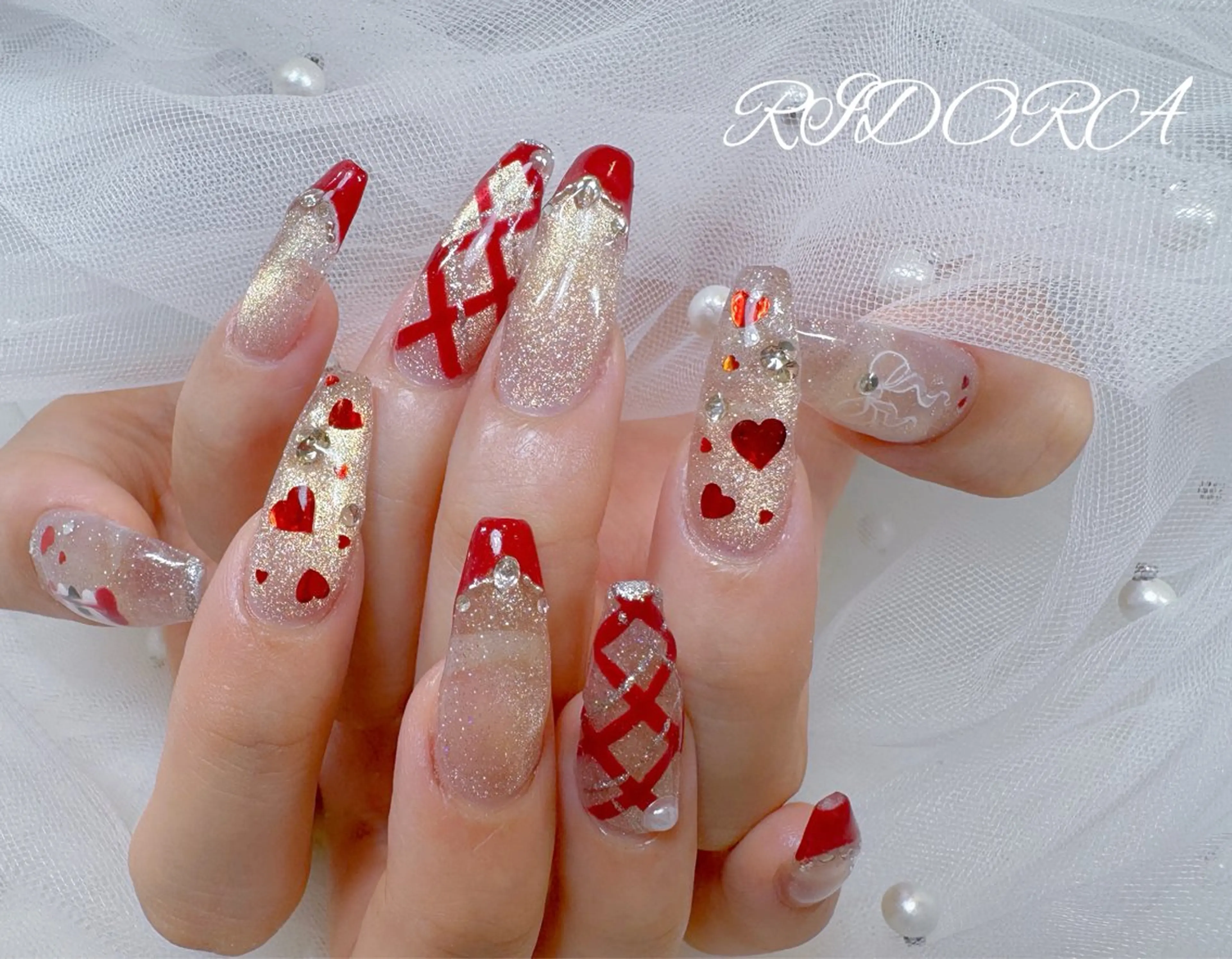 ネイル アートネイル 持ち込み ネイルチップ RIDORA nailのネイルデザイン