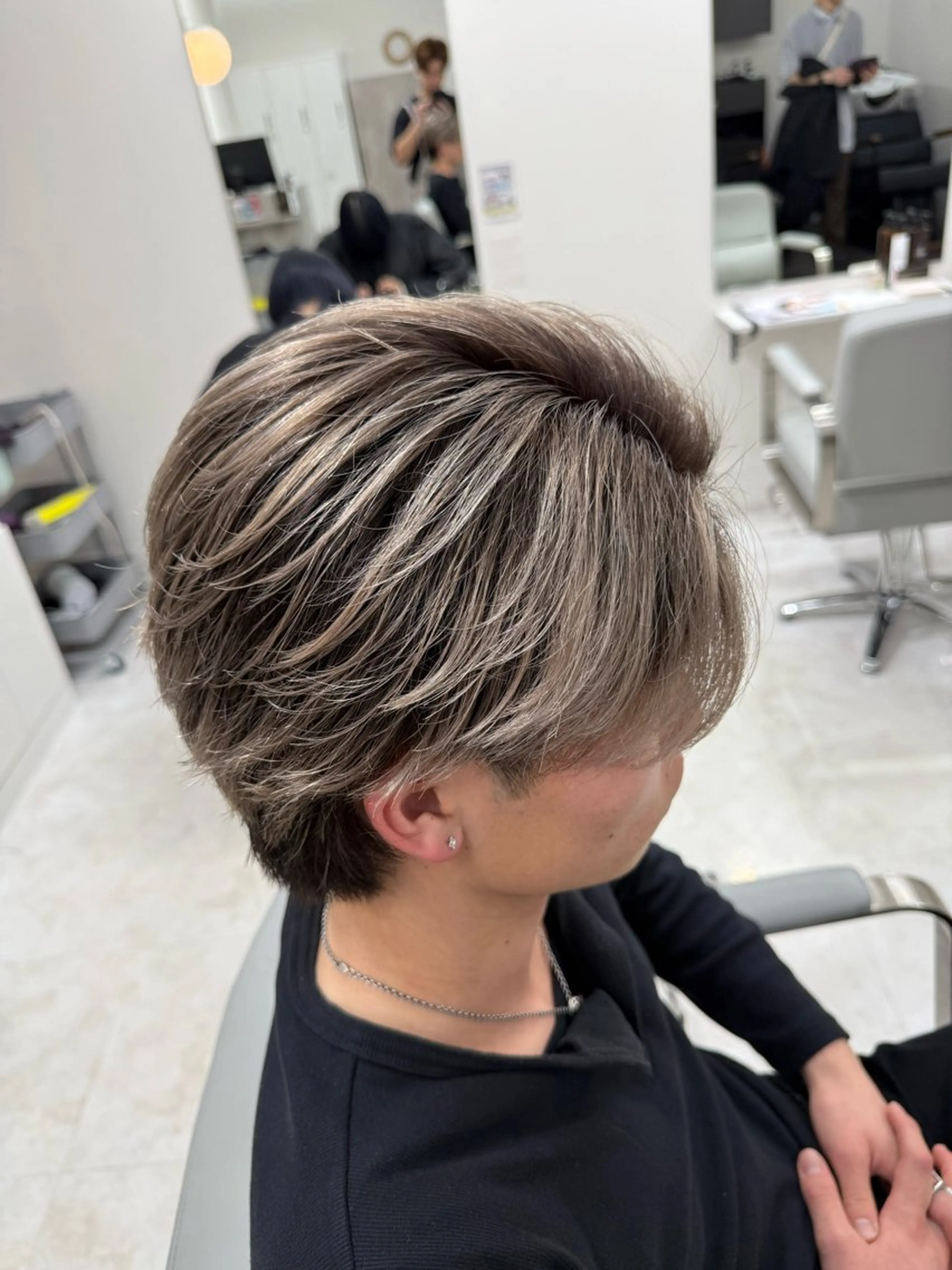 カラー メンズ カット ヘアカラー ヘアセット 【バレイヤージュ】 🔥メンズRYUTAのヘアスタイル