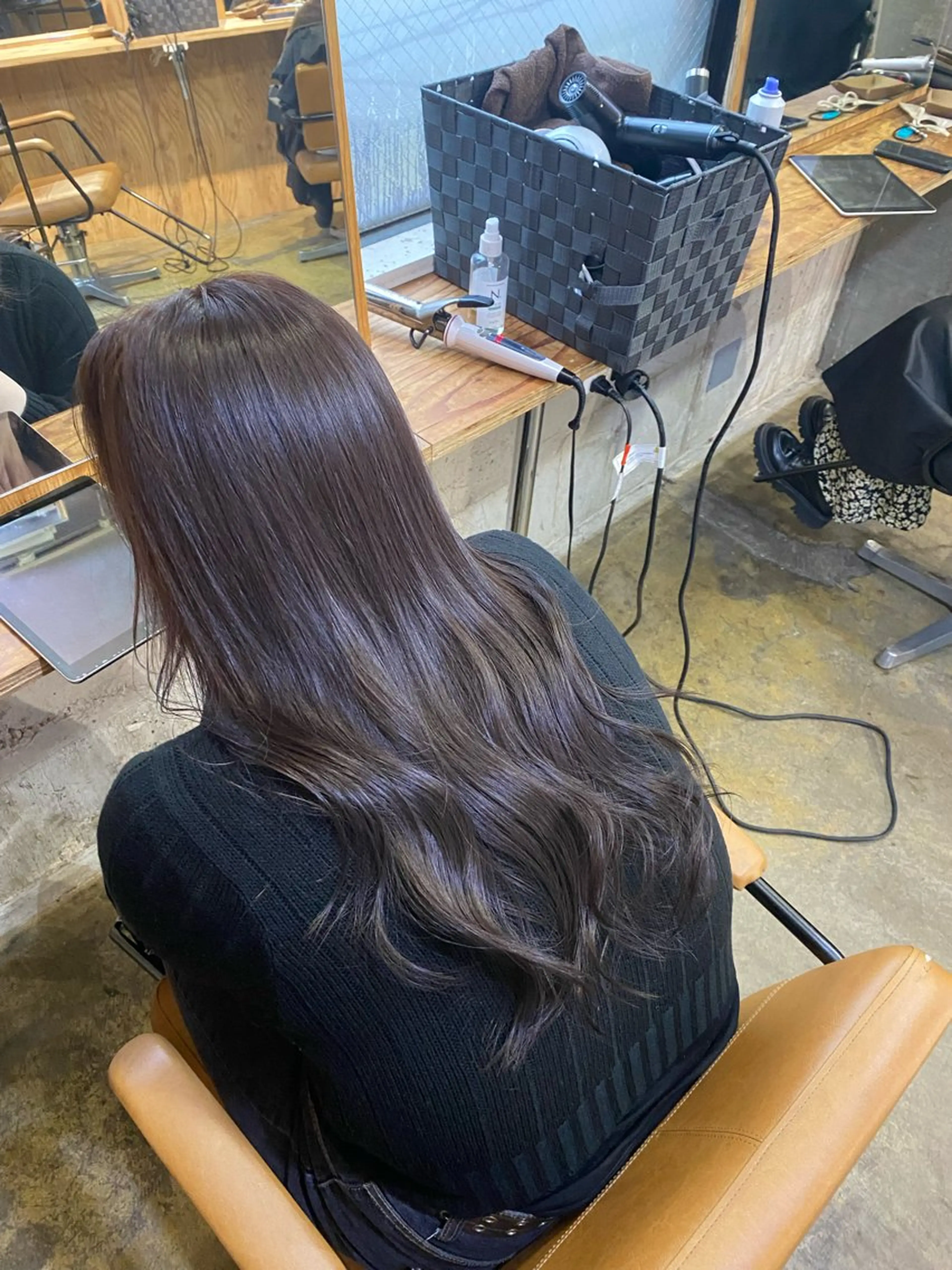 ロング カラー ブリーチカラーと、髪 質改善。HARUKAのヘアスタイル