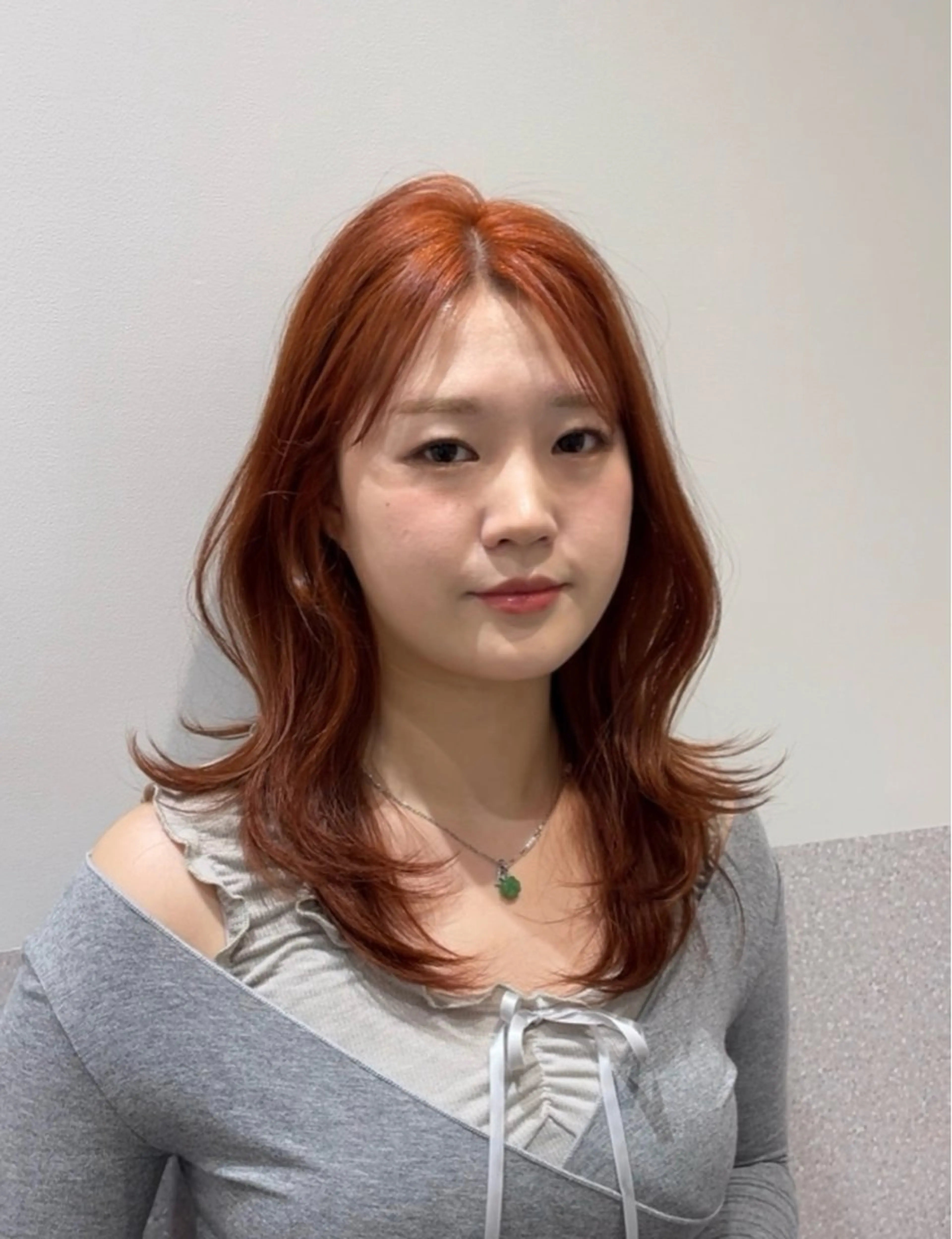 セミロング ハッシュカット 韓国風ヘア レイヤーカット カット ヘアカラー トリートメント ❤︎︎韓国ヘア❤︎︎ 𝑺𝒉𝒊𝒉𝒐のヘアスタイル