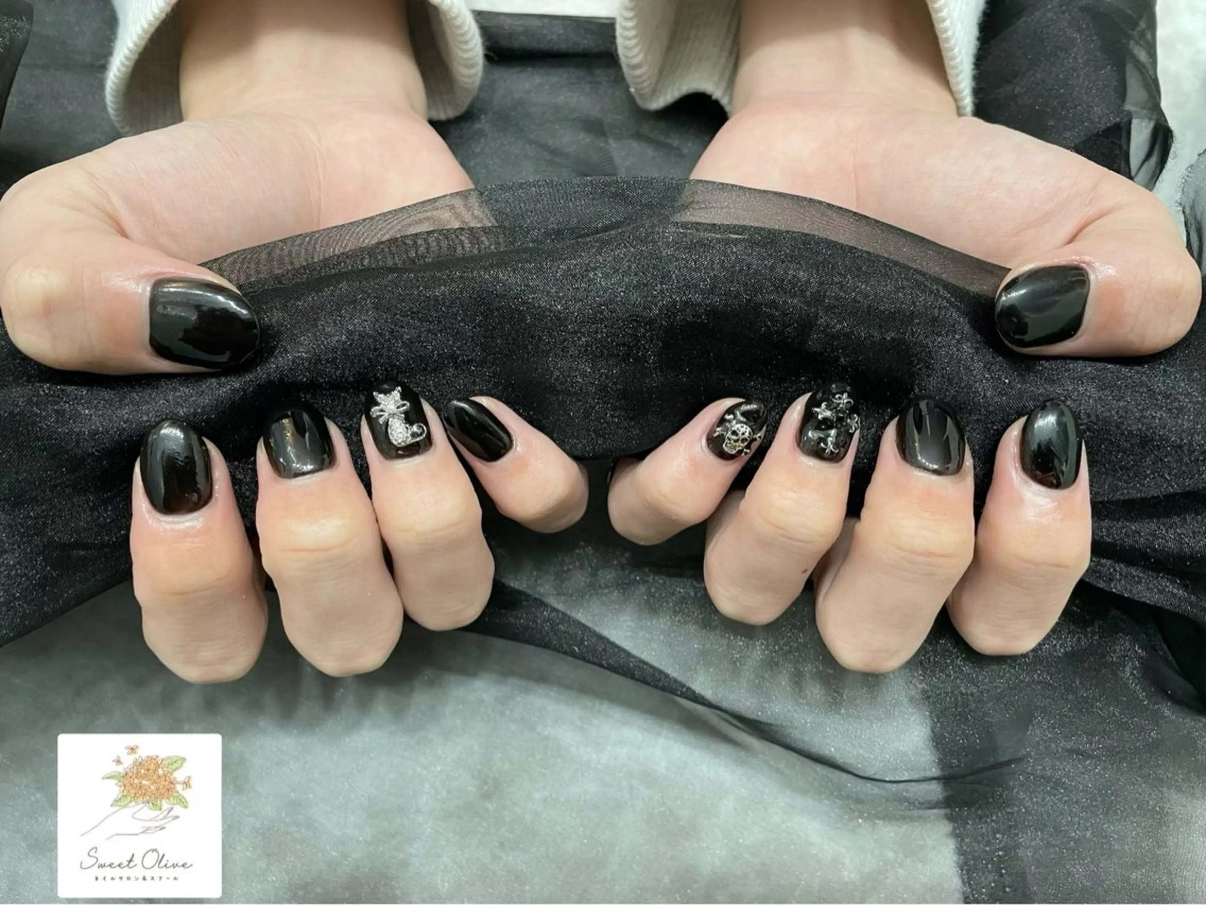 ネイル ワンカラーネイル ハンドネイル SweetOlive Chinatsuのネイルデザイン